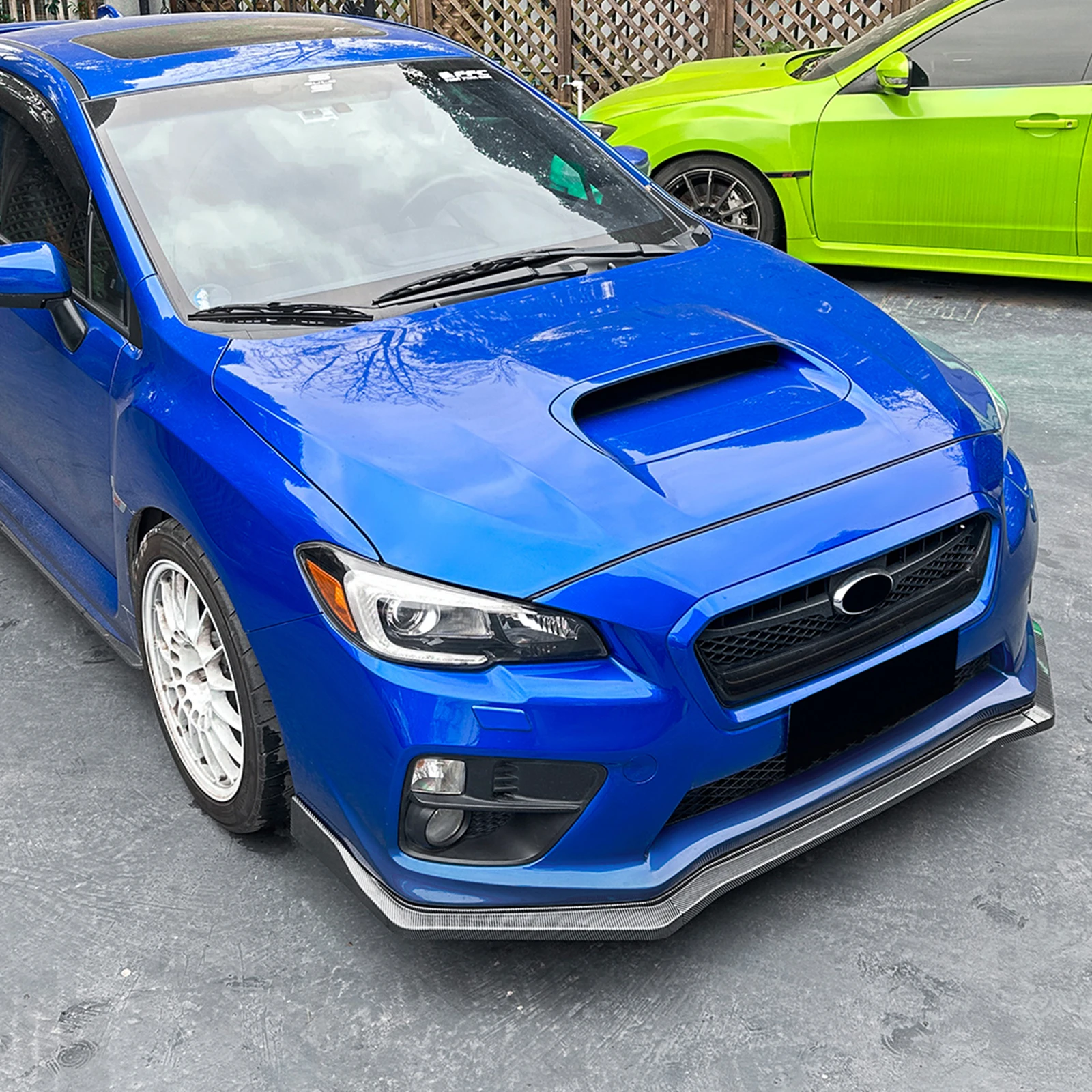 Front Bumper Spoiler Lip For Subaru WRX STI VA 2015-2021 Carbon Fiber Look/Gloss Black Lower Splitter Blade Guard Body Protector
Front Bumper Spoiler Lip For Subaru WRX STI VA 2015-2021 Carbon Fiber Look/Gloss Black Lower Splitter Blade Guard Body Protector