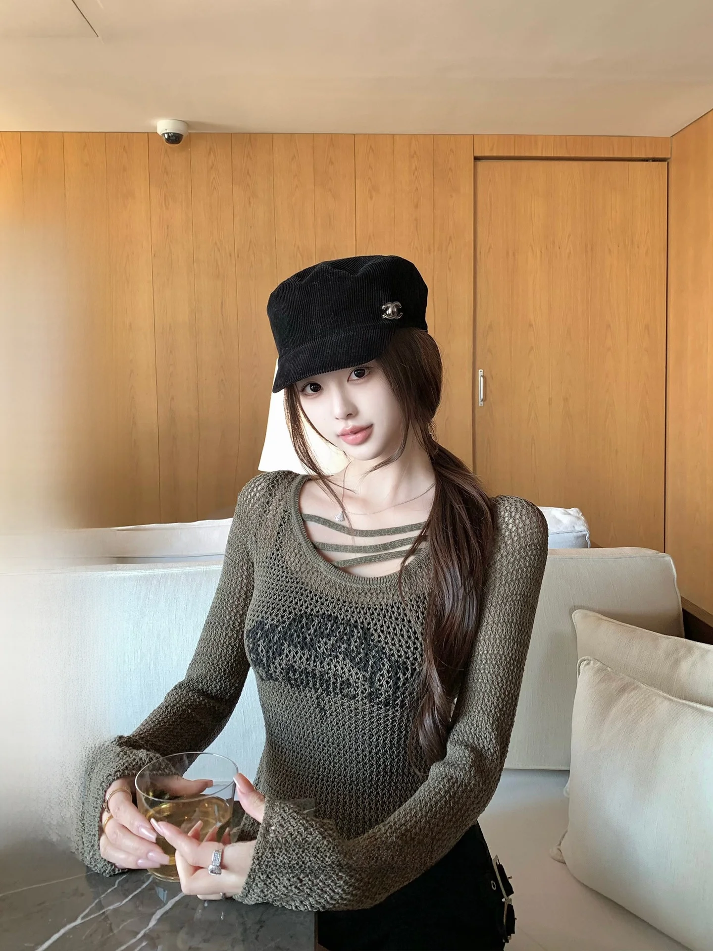 23TH Pure Desire V-Ne Long Sve Knitted T-irt Women's Slim Fit See tough Cover up Top Korean Sle Commute Faion
23TH Pure Desire V-Ne Long Sve Knitted T-irt Women's Slim Fit See tough Cover up Top Korean Sle Commute Faion