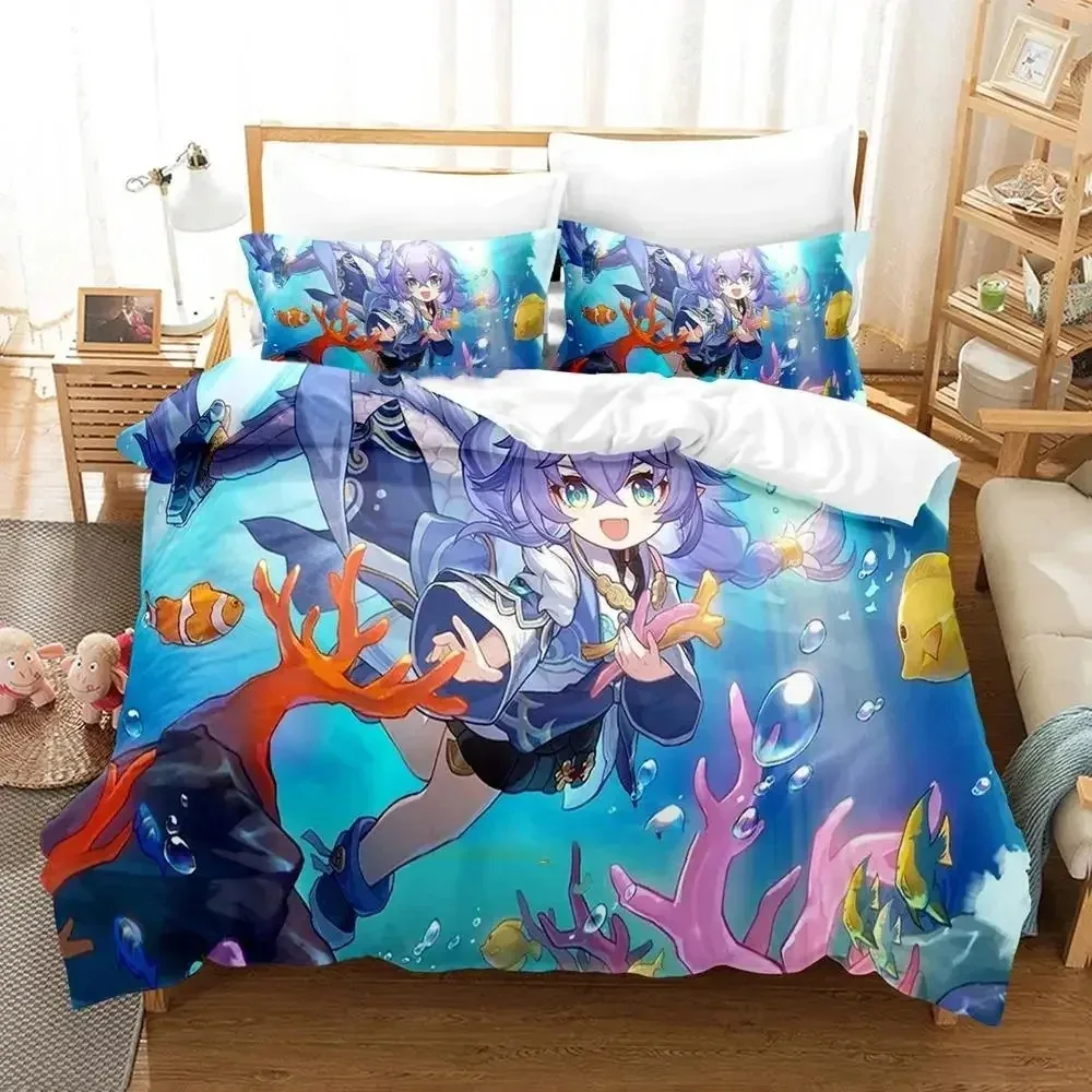 Anime Honkai Star Rail Bedding Set Duvet Cover Bed Set Quilt Cover Pillowcase Comforter king Queen Size Boys Adult Bedding Set
Anime Honkai Star Rail Bedding Set Duvet Cover Bed Set Quilt Cover Pillowcase Comforter king Queen Size Boys Adult Bedding Set