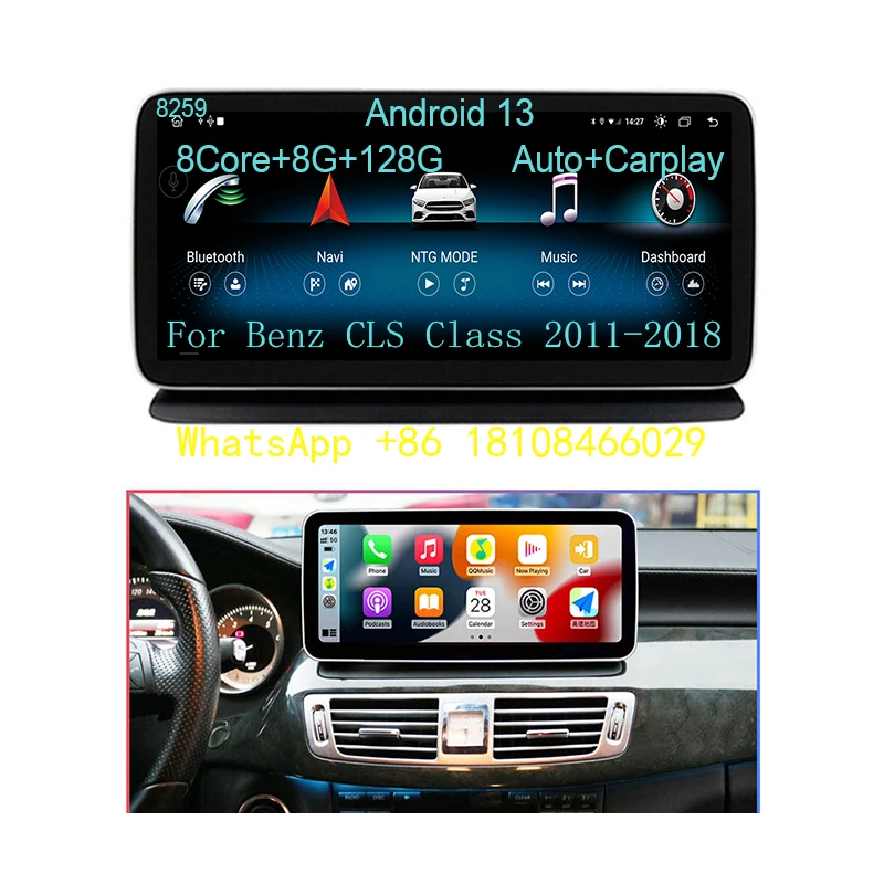 Factory Price Car Video Player GPS Navigation Android13 Auto Radio Stereo CarPlay for Mercedes Benz CLS Class W218 2011-201 4G
Factory Price Car Video Player GPS Navigation Android13 Auto Radio Stereo CarPlay for Mercedes Benz CLS Class W218 2011-201 4G
