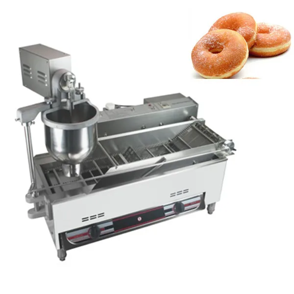 Big Capacity Stainless Steel Three Different Size Molds 500-1200pcs/H Gas Mini Donut Machine for Sale
Big Capacity Stainless Steel Three Different Size Molds 500-1200pcs/H Gas Mini Donut Machine for Sale