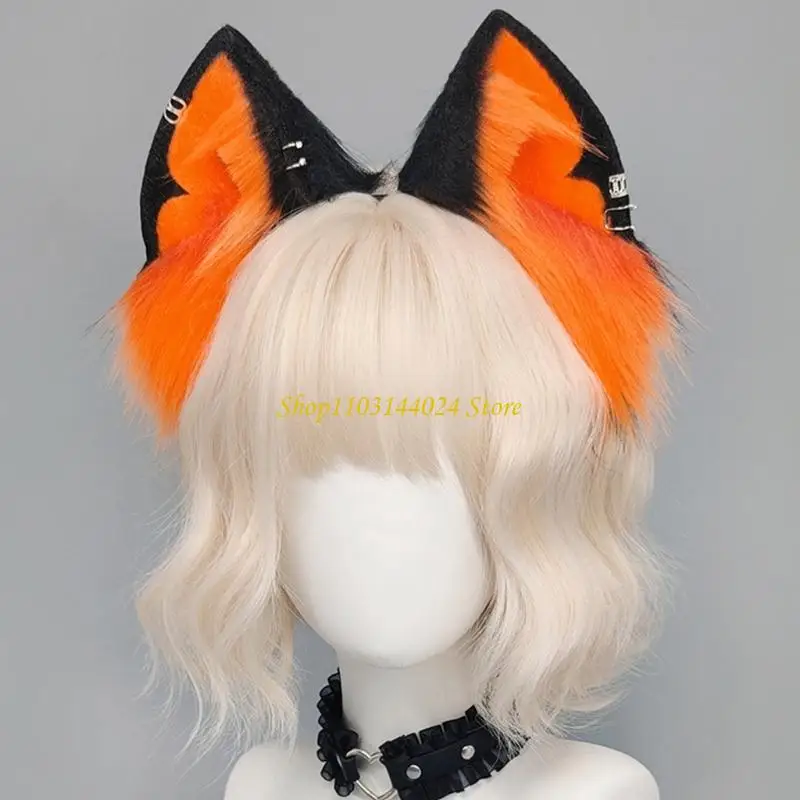 N5KE Subcultural Event Hairhoop Wolf Ear Hairband Styling Accessory For Halloween Costume Cosplay Event Anime Hair Decoration
N5KE Subcultural Event Hairhoop Wolf Ear Hairband Styling Accessory For Halloween Costume Cosplay Event Anime Hair Decoration