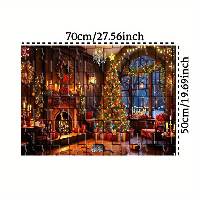 1000 шт. Большая рождественская головоломка с уютным камином, деревом и гирляндой - 27,5x19,2 дюйма/70x50 см. Сложная столешница/полая
1000 шт. Большая рождественская головоломка с уютным камином, деревом и гирляндой - 27,5x19,2 дюйма/70x50 см. Сложная столешница/полая
