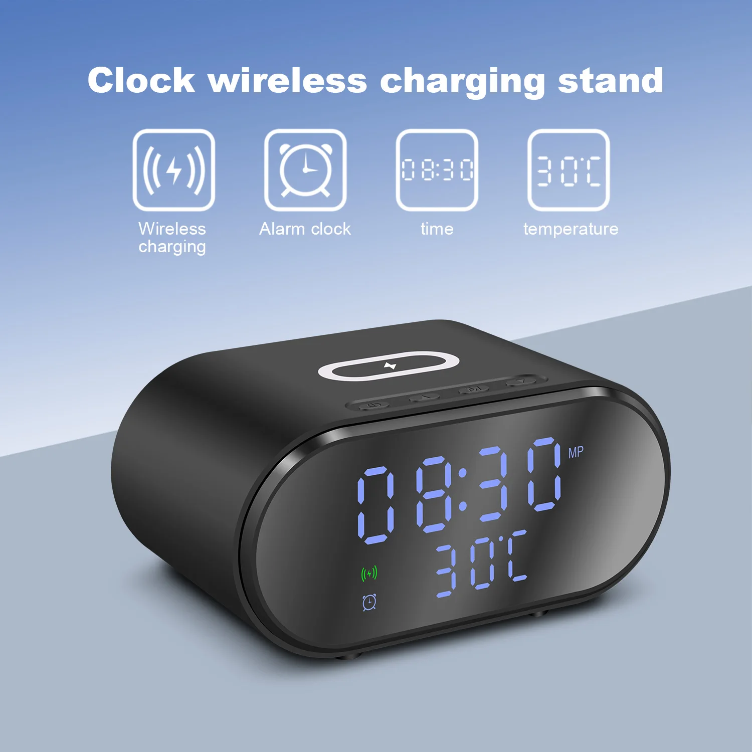 Digital Alarm Clock 15W Wireless Charger , for iPhone 16 15 14 13 12 Pro Max Plus , for Samsung S25 S24 S23 S22 S22 .
Digital Alarm Clock 15W Wireless Charger , for iPhone 16 15 14 13 12 Pro Max Plus , for Samsung S25 S24 S23 S22 S22 .
