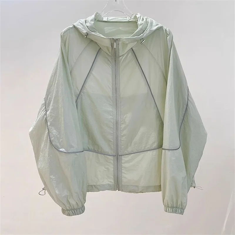 Hooded Sun Protection Clothing For Women Summer Thin Jacket For Women 2026 New Loose Versatile Air-Conditioned Cardigan Top
Hooded Sun Protection Clothing For Women Summer Thin Jacket For Women 2026 New Loose Versatile Air-Conditioned Cardigan Top