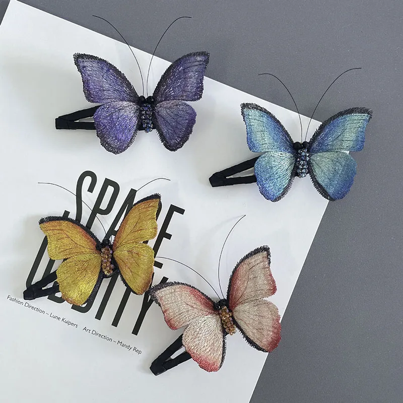 New Handmade Gradient Color Butterfly Hairpin For Women Girl Sweet Hair Ornament Clip Barrette Headband Fashion Hair Accessories
New Handmade Gradient Color Butterfly Hairpin For Women Girl Sweet Hair Ornament Clip Barrette Headband Fashion Hair Accessories