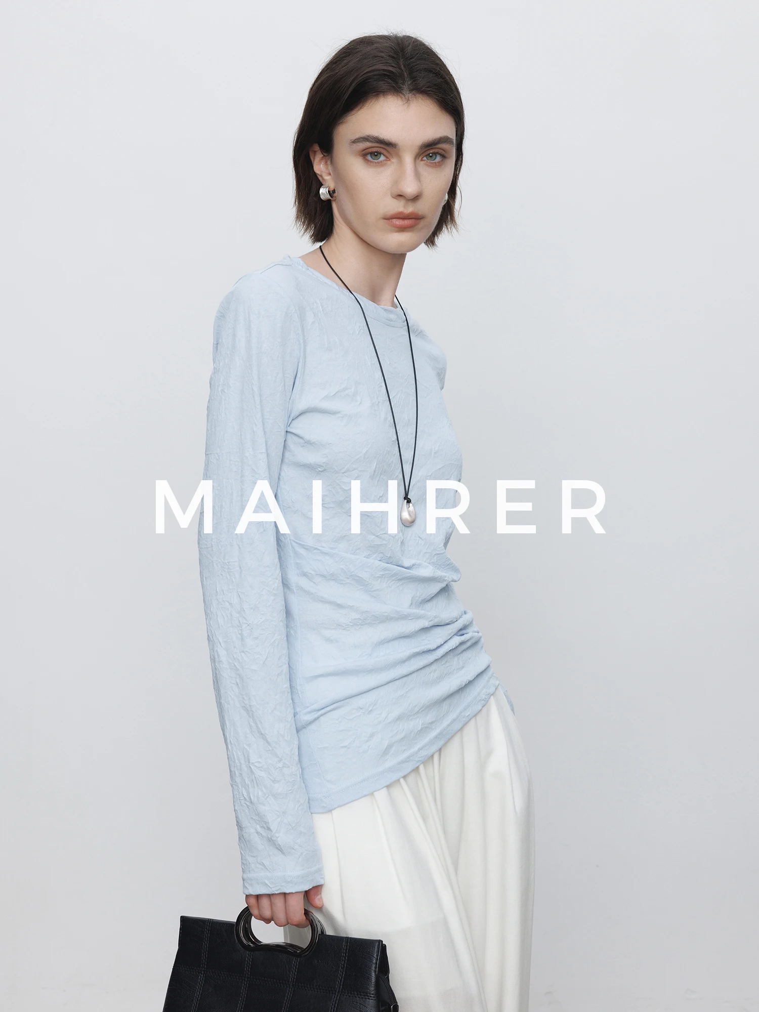 Женская футболка Maiher с длинным рукавом, приталенный крой, весенняя повседневная модель из хлопка и полиэстера, с круглым вырезом, модная, больших размеров
Женская футболка Maiher с длинным рукавом, приталенный крой, весенняя повседневная модель из хлопка и полиэстера, с круглым вырезом, модная, больших размеров