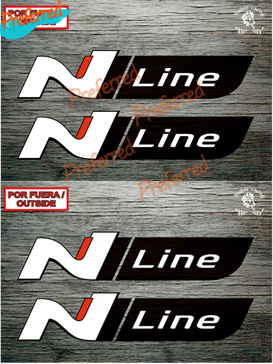Personality Car Sticker Vinyl NLine Decal for Car Motorcycle Bumper Helmet Racing for N Line Hyundai Decal PVC
Personality Car Sticker Vinyl NLine Decal for Car Motorcycle Bumper Helmet Racing for N Line Hyundai Decal PVC