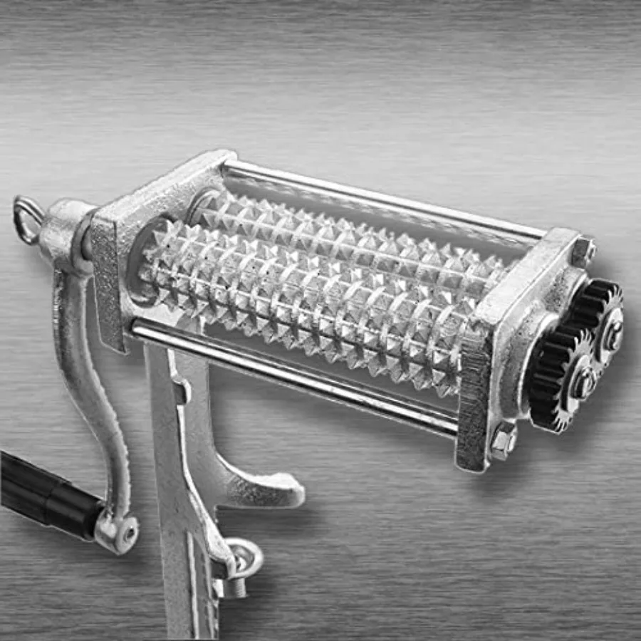 Heavy Duty Meat Tenderizer Cuber - Steak Flatten Tool Commercial Grinder Attachment Clamp-on Rolling Tenderizer - White
Heavy Duty Meat Tenderizer Cuber - Steak Flatten Tool Commercial Grinder Attachment Clamp-on Rolling Tenderizer - White