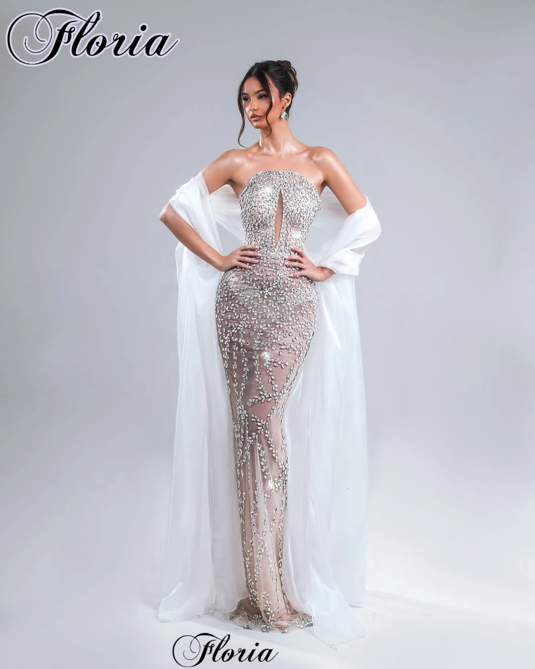 Luxury Ivory Full Crystals Prom Dresses Elegant Strapless Grand Event Party Dresses Evening Gowns Vestidos De Noche Customized
Luxury Ivory Full Crystals Prom Dresses Elegant Strapless Grand Event Party Dresses Evening Gowns Vestidos De Noche Customized