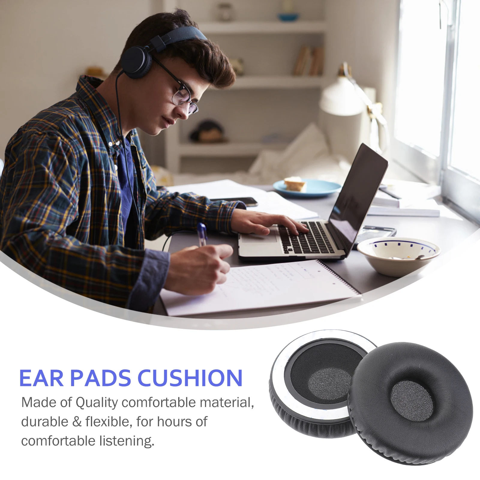 Headphone Sponge Case Ear Pads Headphones Ear-pads Earphone Accessories Replacement
Headphone Sponge Case Ear Pads Headphones Ear-pads Earphone Accessories Replacement