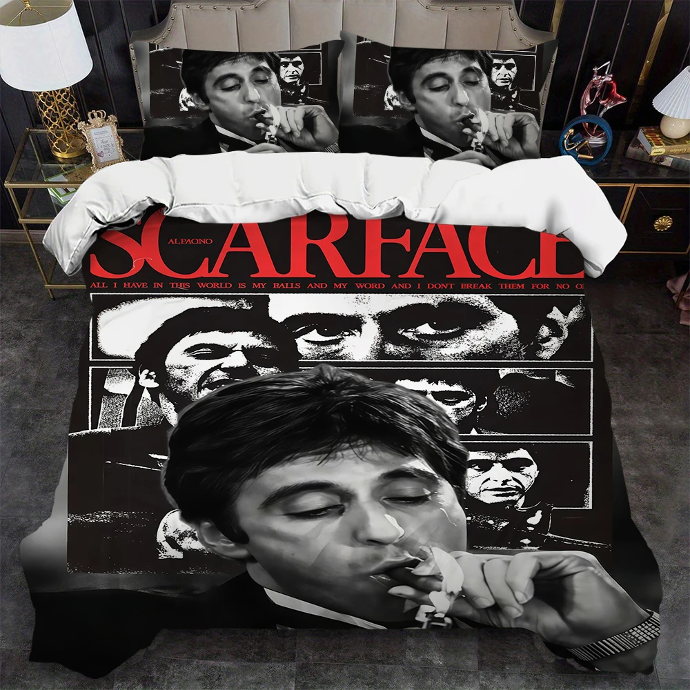Комплект постельного белья Scarface Tony Montana Q, 3 предмета, мягкий, летний, для студенческого общежития, дома, детской кровати, бестселлер
Комплект постельного белья Scarface Tony Montana Q, 3 предмета, мягкий, летний, для студенческого общежития, дома, детской кровати, бестселлер