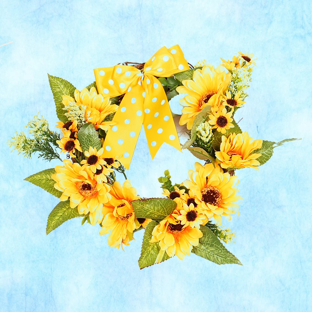 Sunflower Wreath Fake Flower Garland Party Wreath Garland Decor Wreath Decor
Sunflower Wreath Fake Flower Garland Party Wreath Garland Decor Wreath Decor