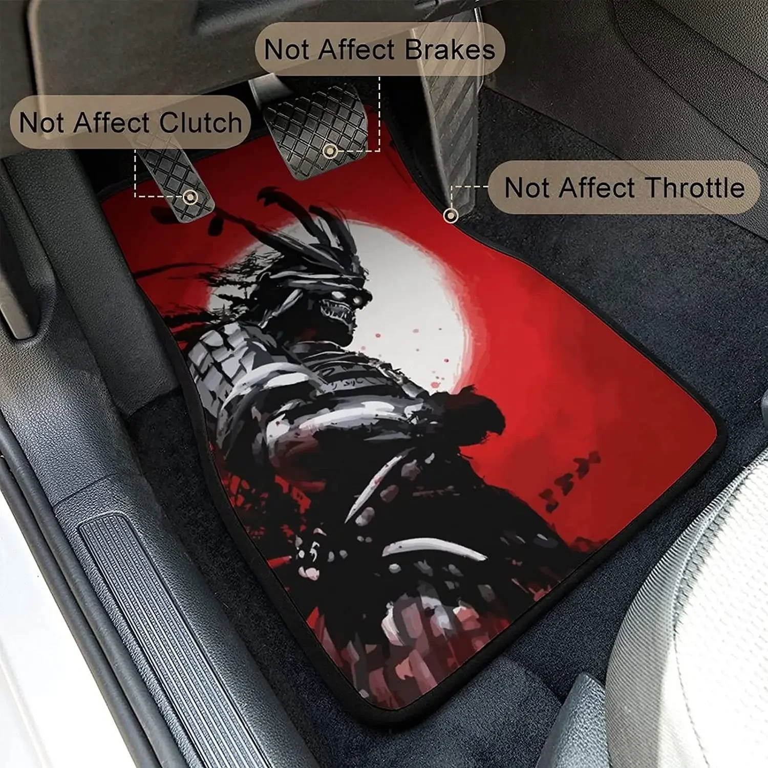 Japan Samurai in Moon Back Car Mats Universal Drive Seat Carpet Vehicle Interior Protector Mats Funny Designs All-Weather Mats F
Japan Samurai in Moon Back Car Mats Universal Drive Seat Carpet Vehicle Interior Protector Mats Funny Designs All-Weather Mats F