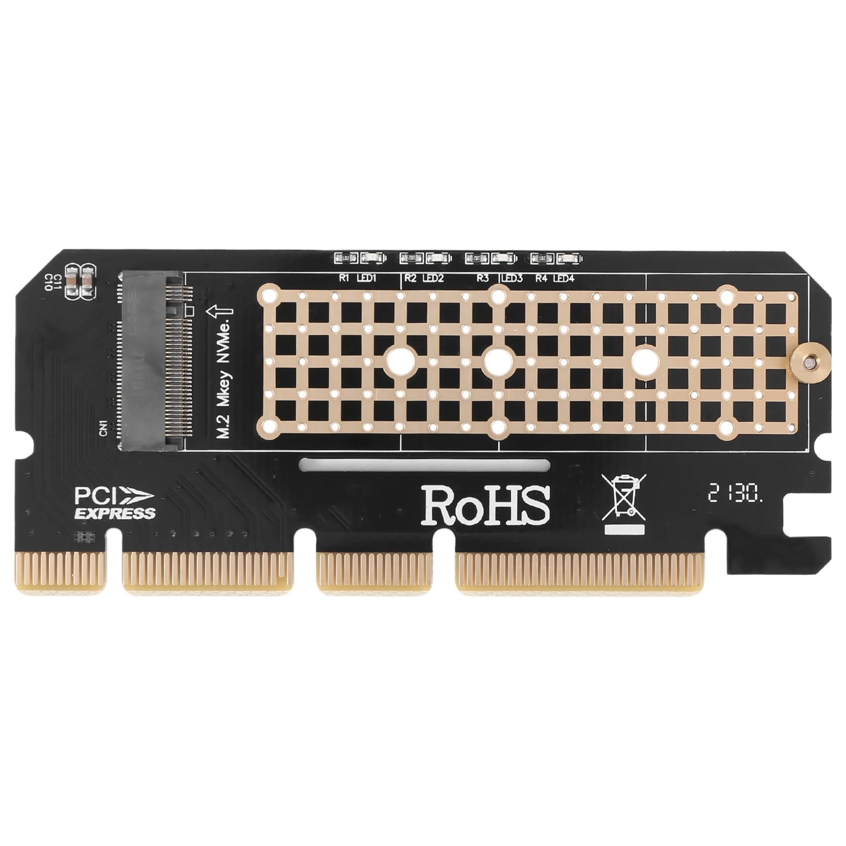 Адаптер M.2 NVMe SSD NGFF на PCIE 3,0 X16, плата интерфейса M Key, поддержка PCI Express 3,0x4 2230-2280, размер m.2, полная скорость
Адаптер M.2 NVMe SSD NGFF на PCIE 3,0 X16, плата интерфейса M Key, поддержка PCI Express 3,0x4 2230-2280, размер m.2, полная скорость