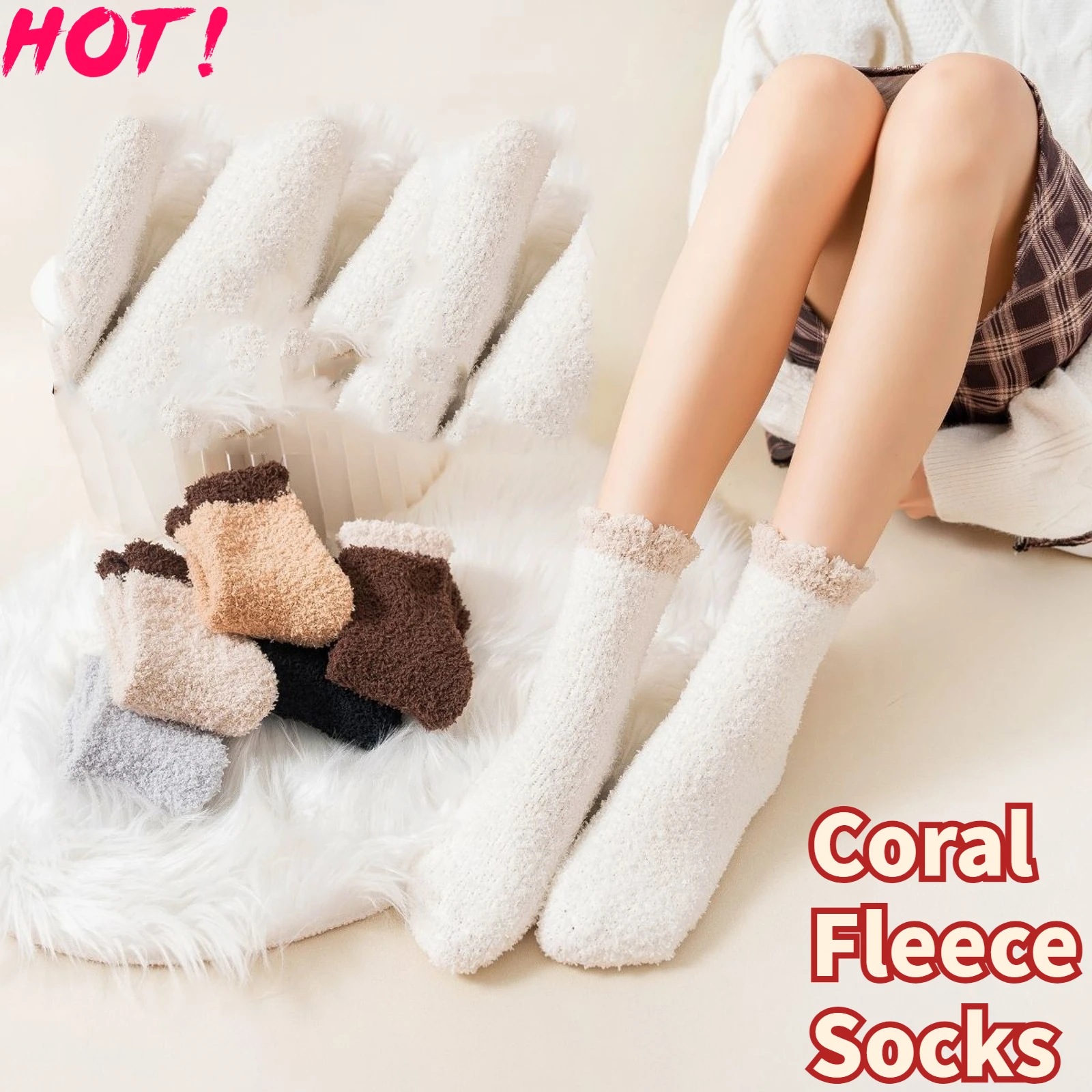 Winter Middle Tube Sock Anti Odor Plush Coral Fleece Warm Socks Outdoor Wear Resistant Thermal Soft And Comfortable Hosiery
Winter Middle Tube Sock Anti Odor Plush Coral Fleece Warm Socks Outdoor Wear Resistant Thermal Soft And Comfortable Hosiery 