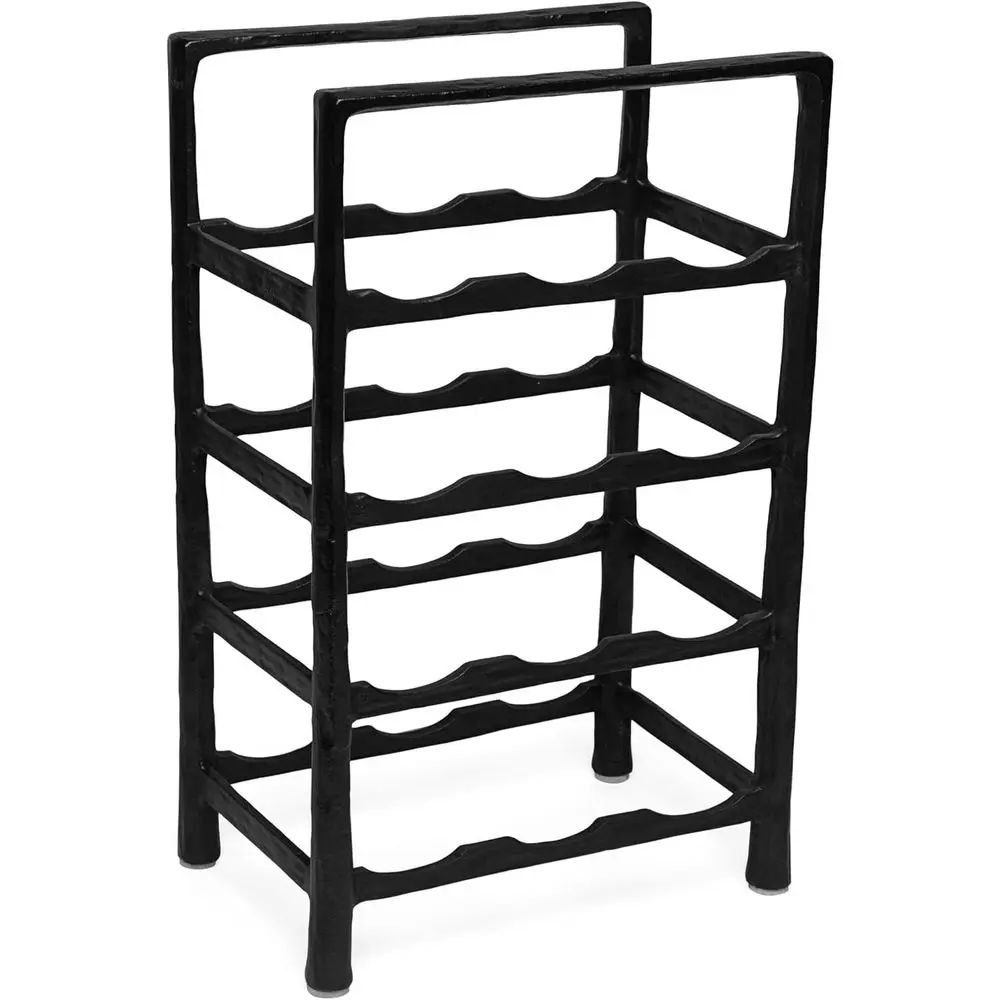 12 Bottle Wine Rack - Free Standing Stand - Kitchen Countertop - Black Metal - Vertical Shel Storage Cabinet - Holder
12 Bottle Wine Rack - Free Standing Stand - Kitchen Countertop - Black Metal - Vertical Shel Storage Cabinet - Holder
