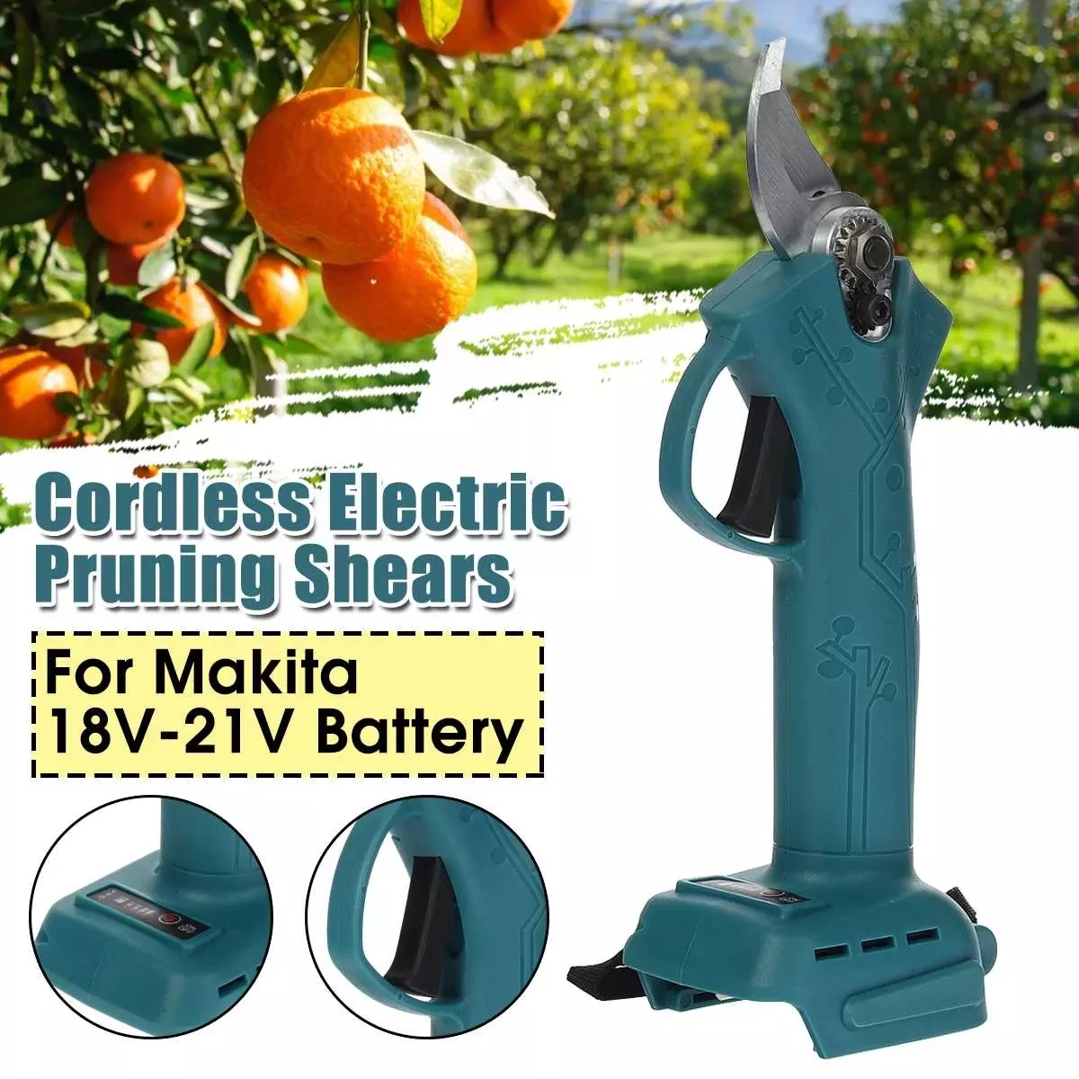 Electric Pruning Shears Cordless Pruning Shears Garden Tools For Makita 18V-21V Battery (No included) Branch Cutter Rechargeable
Electric Pruning Shears Cordless Pruning Shears Garden Tools For Makita 18V-21V Battery (No included) Branch Cutter Rechargeable