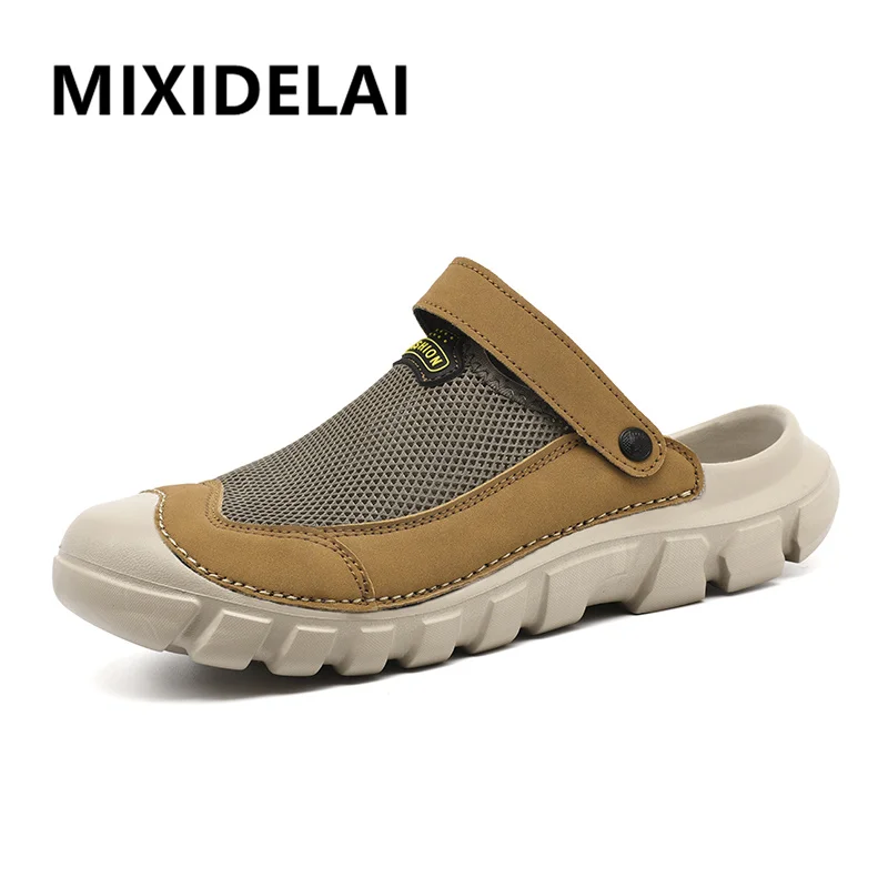 Breathable Men's Mesh Casual Sandals Summer Outdoor Man Walking Slippers Non Slip Beach Flats Slippers New Male Wading Footwear
Breathable Men's Mesh Casual Sandals Summer Outdoor Man Walking Slippers Non Slip Beach Flats Slippers New Male Wading Footwear