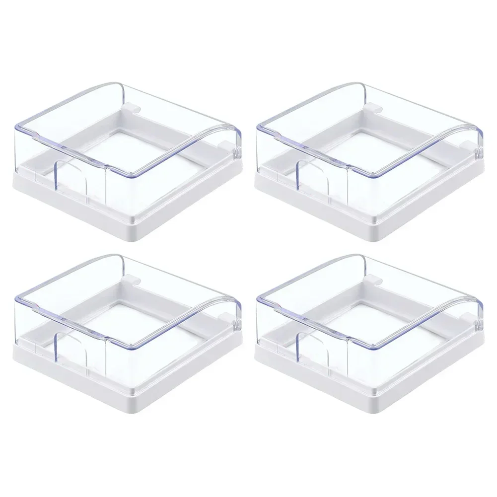 Waterproof Transparent Socket Boxes Set of 4 Pieces with Self Backing Splash Proof Covers for Outlet Protection
Waterproof Transparent Socket Boxes Set of 4 Pieces with Self Backing Splash Proof Covers for Outlet Protection