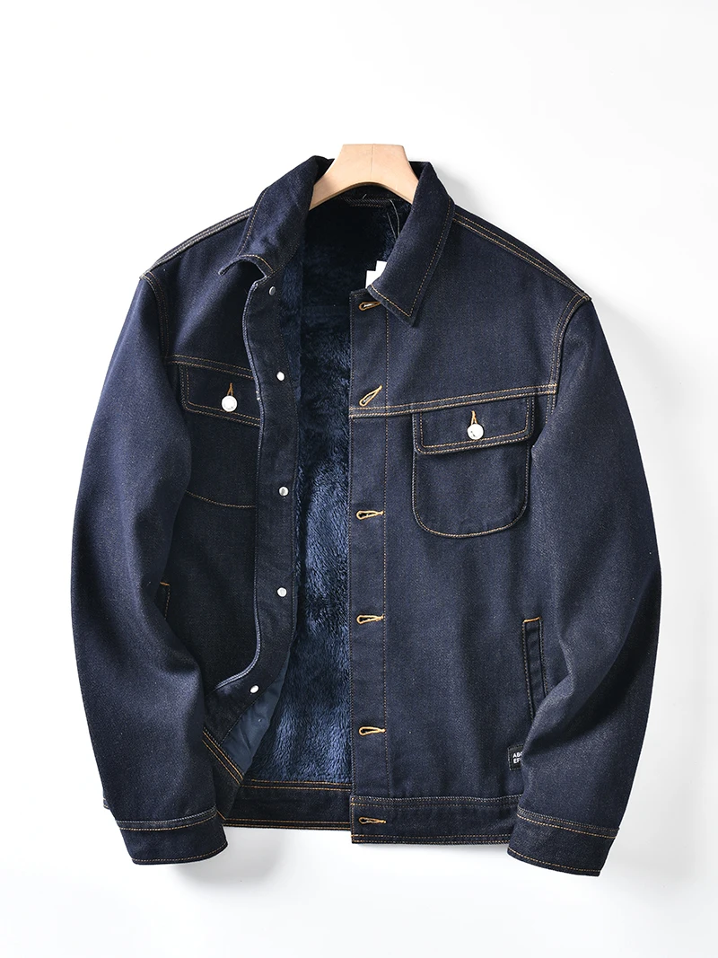 Original Color Denim Flannel Lined Jacket for Men Spring Autumn Winter Fashion Urban Style Youth Outerwear Thickened Warm Jea...
Original Color Denim Flannel Lined Jacket for Men Spring Autumn Winter Fashion Urban Style Youth Outerwear Thickened Warm Jea...