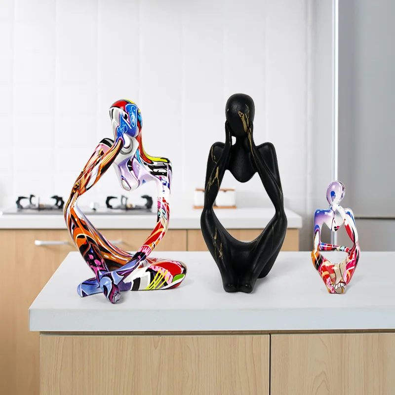 New Color Graffiti Sculpture Thinker Sculpture Resin Abstract Home Deodorization Indoor Office Desktop Handmade Decoration
New Color Graffiti Sculpture Thinker Sculpture Resin Abstract Home Deodorization Indoor Office Desktop Handmade Decoration