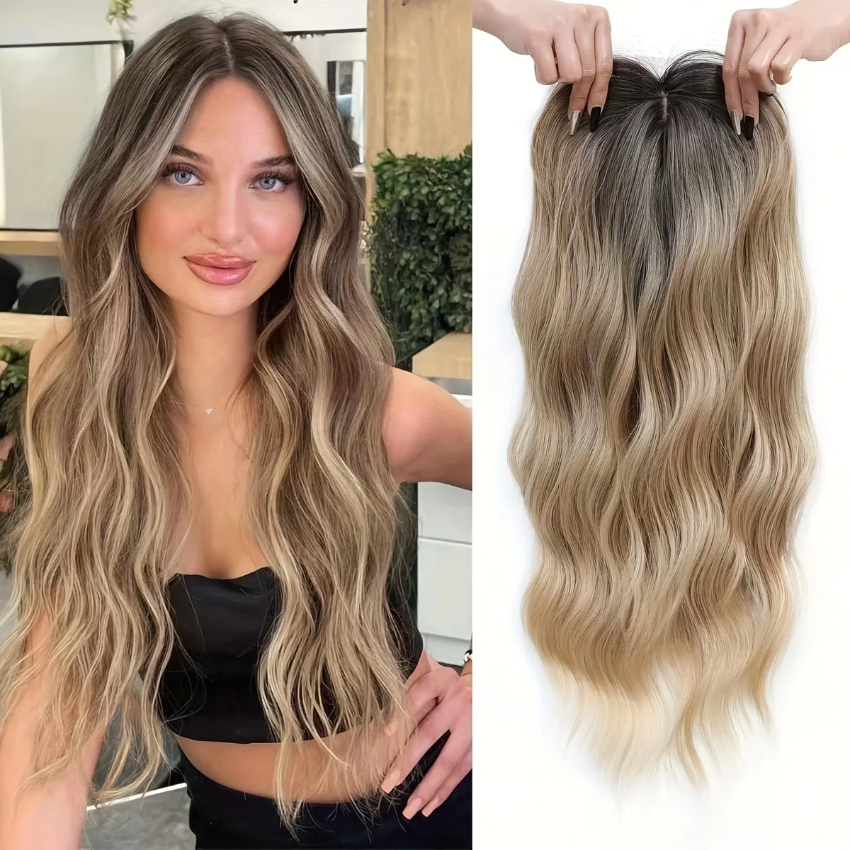 Mono Base mixed Blonde Brown Brazilian Virgin Hair Topper Hairpiece For Women wig
Mono Base mixed Blonde Brown Brazilian Virgin Hair Topper Hairpiece For Women wig