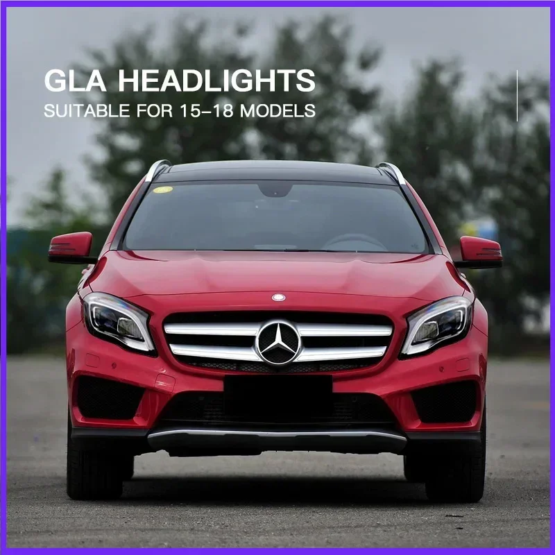 Автомобильные светодиодные фары в сборе для Mercedes-Benz GLA 2015-2018, авто противотуманные фары DRL, стоп-сигнал поворота, лампа Plug and Play
Автомобильные светодиодные фары в сборе для Mercedes-Benz GLA 2015-2018, авто противотуманные фары DRL, стоп-сигнал поворота, лампа Plug and Play