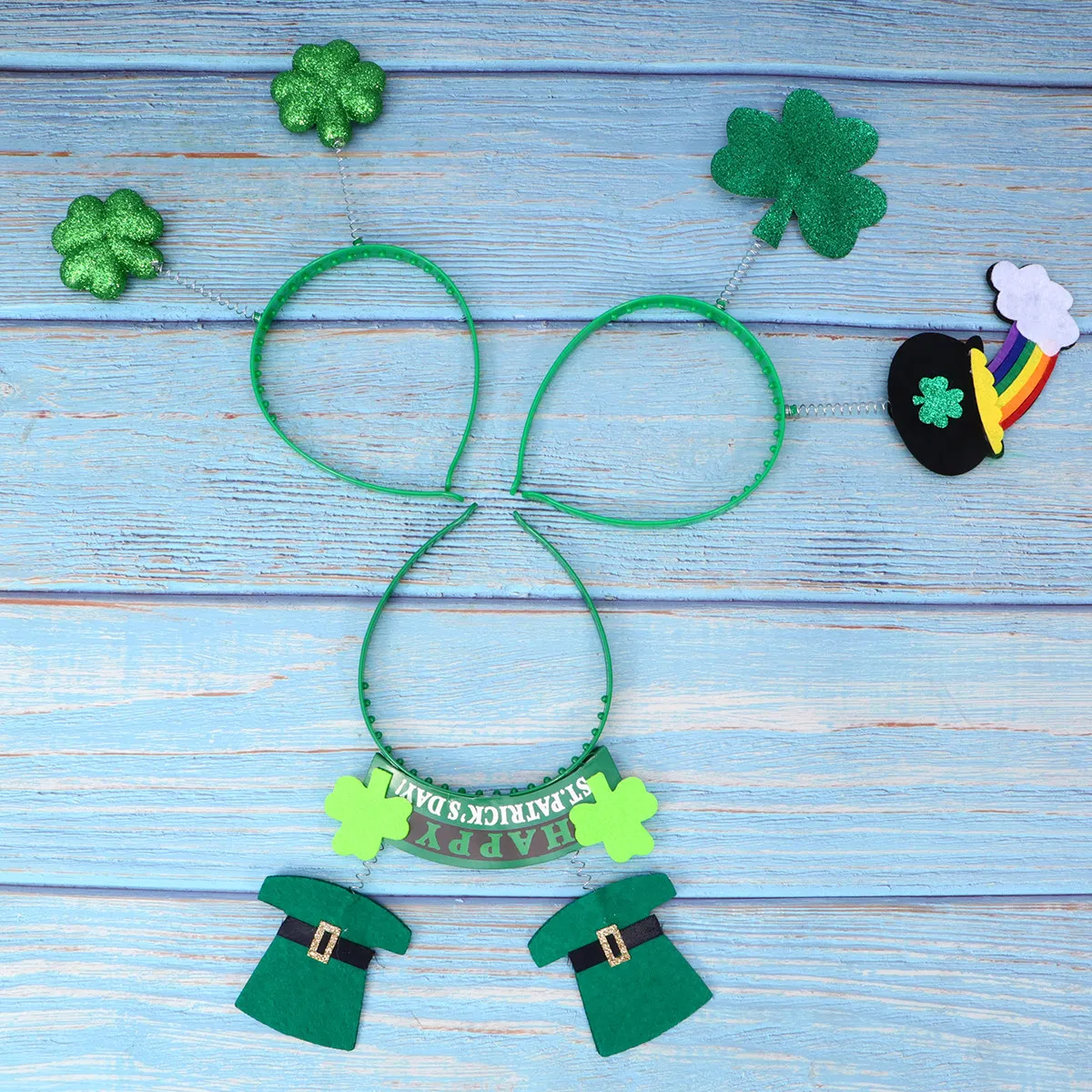 6Pcs Hair Hoop St. Patrick's Day Headband Decorative Headwear for Festival Party Supplies Fun Stylish Wearable Gift Idea
6Pcs Hair Hoop St. Patrick's Day Headband Decorative Headwear for Festival Party Supplies Fun Stylish Wearable Gift Idea
