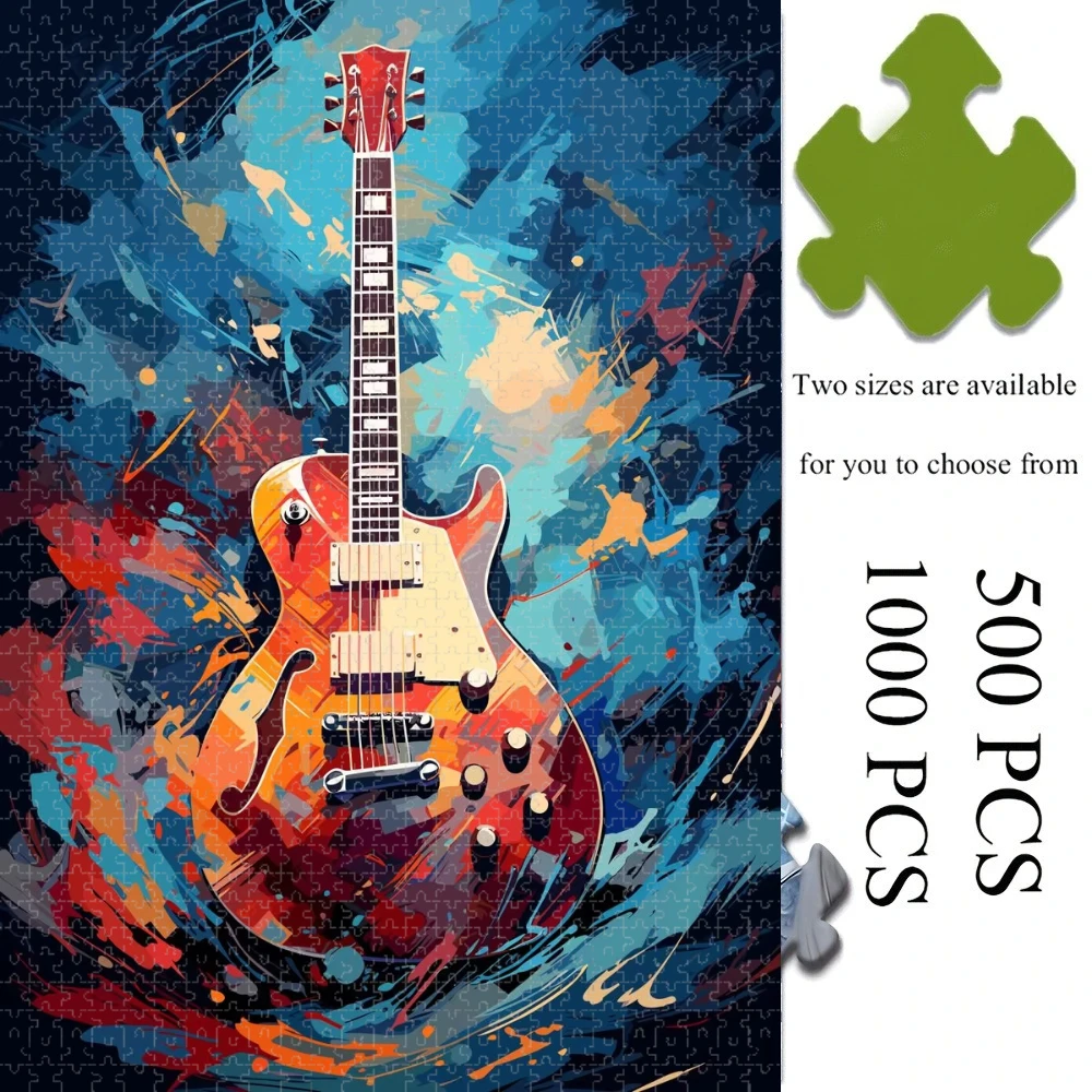 1000 Pcs Guitar Pattern Puzzle Home Decor Adults Puzzle Games Family Fun Floor Puzzles Educational Toys for Kids
1000 Pcs Guitar Pattern Puzzle Home Decor Adults Puzzle Games Family Fun Floor Puzzles Educational Toys for Kids