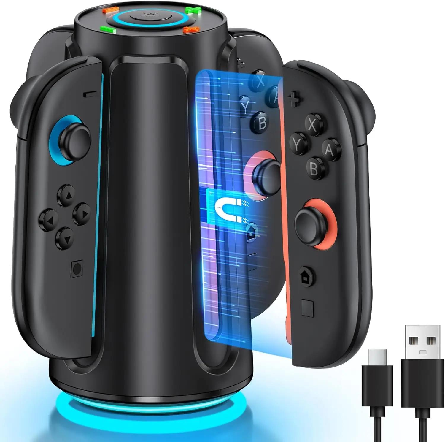 BEBONCOOL For Switch 2 Charging Dock for Switch 2 Joy Con Latest Magnetic Fast Charger Station with LED Indicators for Joy Con
BEBONCOOL For Switch 2 Charging Dock for Switch 2 Joy Con Latest Magnetic Fast Charger Station with LED Indicators for Joy Con