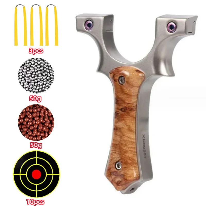 Stainless Steel Slingshot with Flat Rubber Band Hunting Catapult Accessories Outdoor Sports High Quality
Stainless Steel Slingshot with Flat Rubber Band Hunting Catapult Accessories Outdoor Sports High Quality