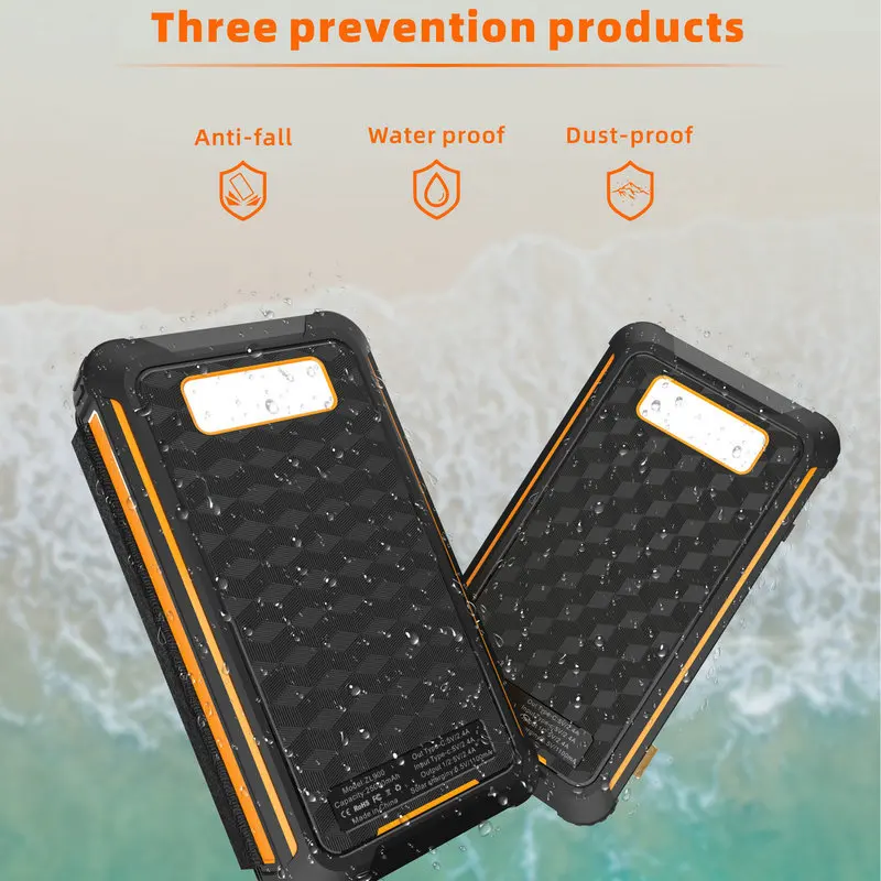 Outdoor Foldable Solar Power Bank with 4 Solar Panels 25000mAh Portable Charger Powerbank External Battery for iPhone 17 Samsung
Outdoor Foldable Solar Power Bank with 4 Solar Panels 25000mAh Portable Charger Powerbank External Battery for iPhone 17 Samsung