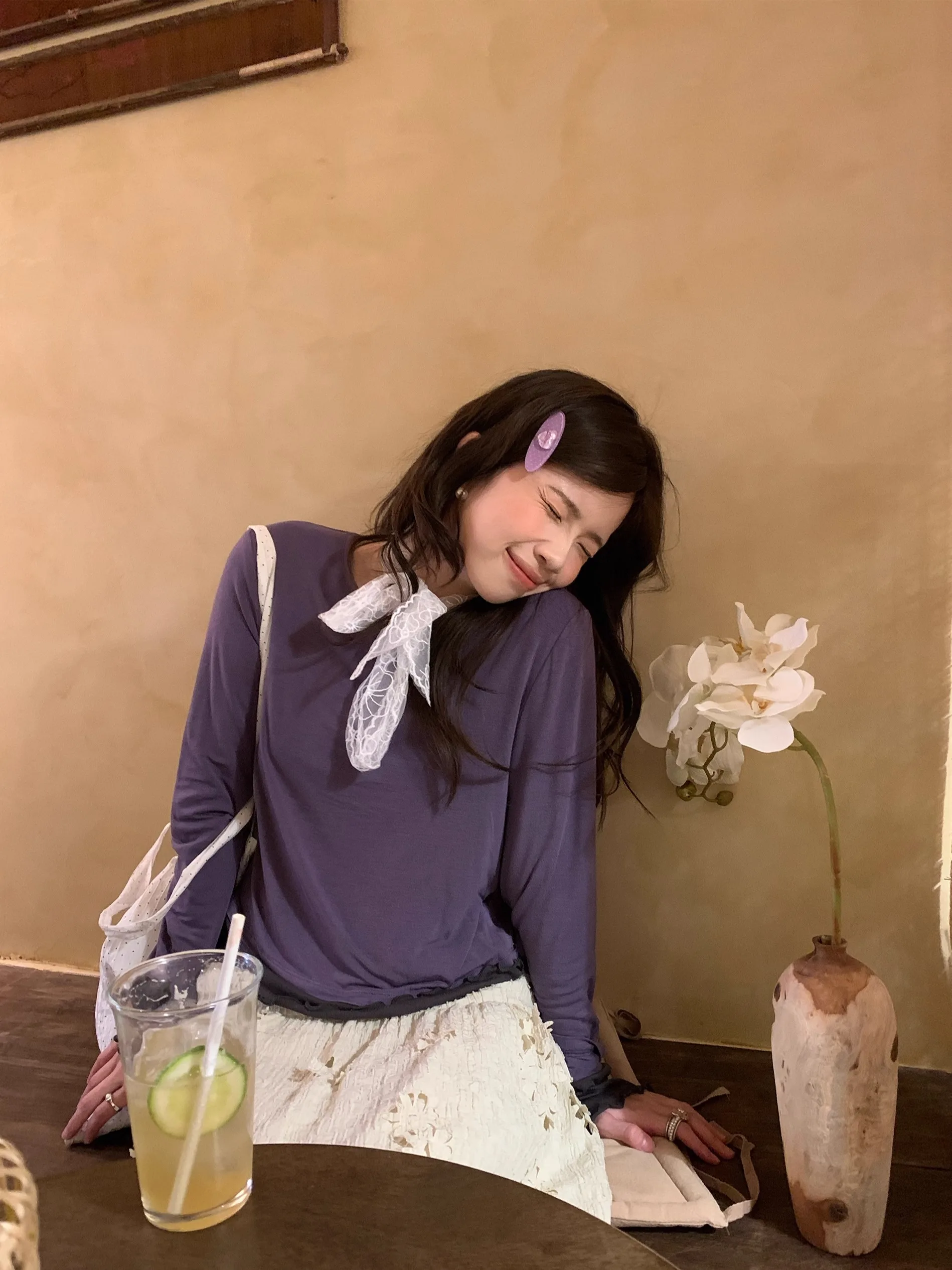 Женская футболка Hi Hi Dry Cup High Quali Silk с двойным слоем, свободного кроя, с длинным рукавом, круглым вырезом, для повседневной носки
Женская футболка Hi Hi Dry Cup High Quali Silk с двойным слоем, свободного кроя, с длинным рукавом, круглым вырезом, для повседневной носки