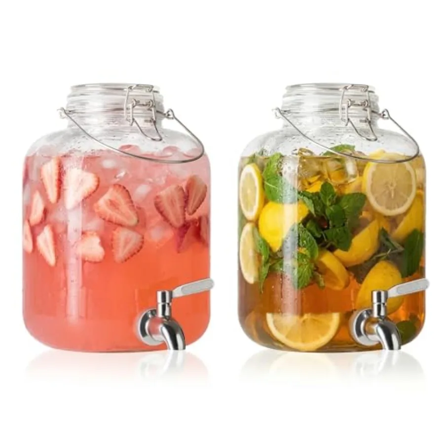 Glass Drink Dispenser for Parties 1 Gallon Water Dispenser with Stainless Steel Spigot and Handle Glass Water Dispenser Counter
Glass Drink Dispenser for Parties 1 Gallon Water Dispenser with Stainless Steel Spigot and Handle Glass Water Dispenser Counter