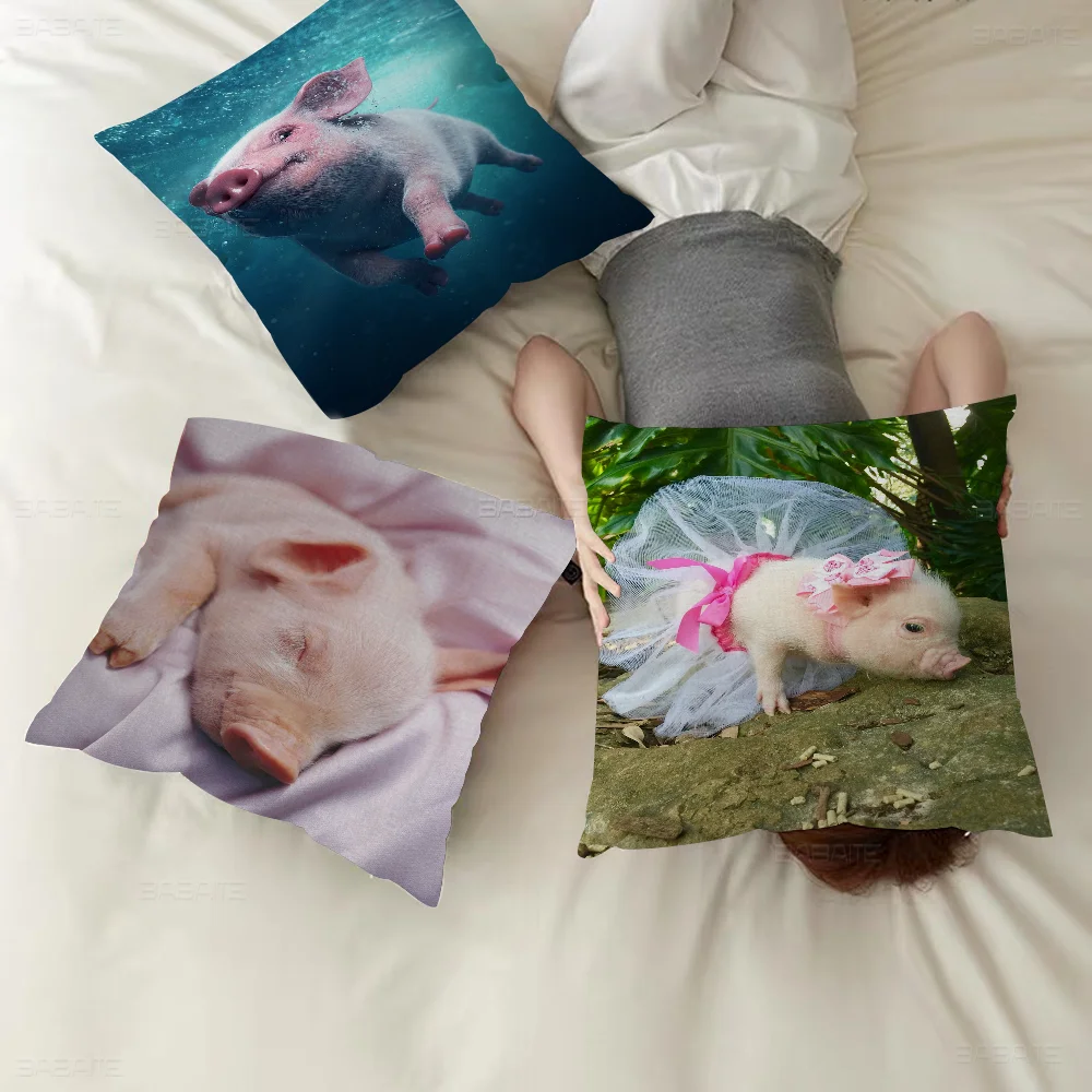 Pink Little Pig Pillow Gifts Home Office Furnishings Bedroom Sofa Car Cushion Cover Case 45x45cm
Pink Little Pig Pillow Gifts Home Office Furnishings Bedroom Sofa Car Cushion Cover Case 45x45cm
