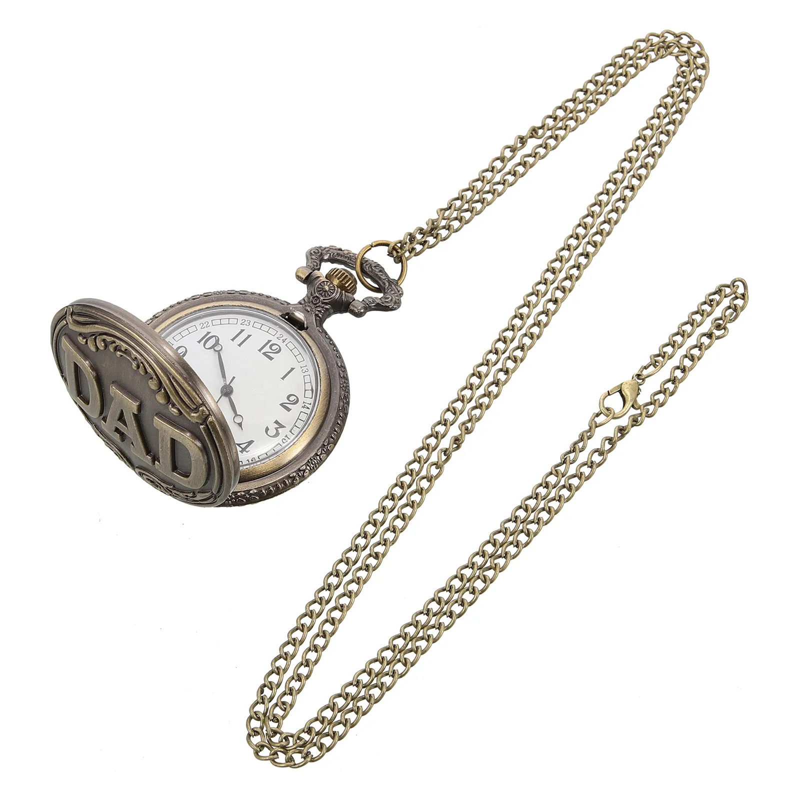 Винтажные карманные часы для папы, ретро-механический дизайн с цепочкой, портативные часы-кулон для мужчин и женщин, идея подарка
Винтажные карманные часы для папы, ретро-механический дизайн с цепочкой, портативные часы-кулон для мужчин и женщин, идея подарка