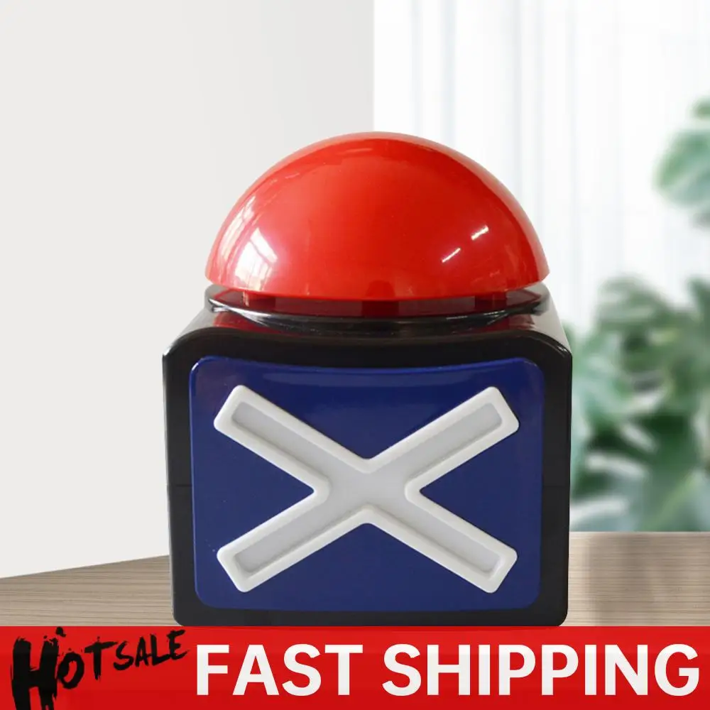 Red Buzzer Alarm Button Box with Sound and Light Trivia Quiz Got Talent Buzzer Game Play Botton for Contest/Game Show/ Party
Red Buzzer Alarm Button Box with Sound and Light Trivia Quiz Got Talent Buzzer Game Play Botton for Contest/Game Show/ Party