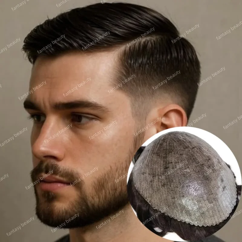 Injection 0.1mm Male Hair Prosthesis thin Skin Wigs For Men Full pu base men Toupee Men's capillary prosthesis 100% Human Hair
Injection 0.1mm Male Hair Prosthesis thin Skin Wigs For Men Full pu base men Toupee Men's capillary prosthesis 100% Human Hair