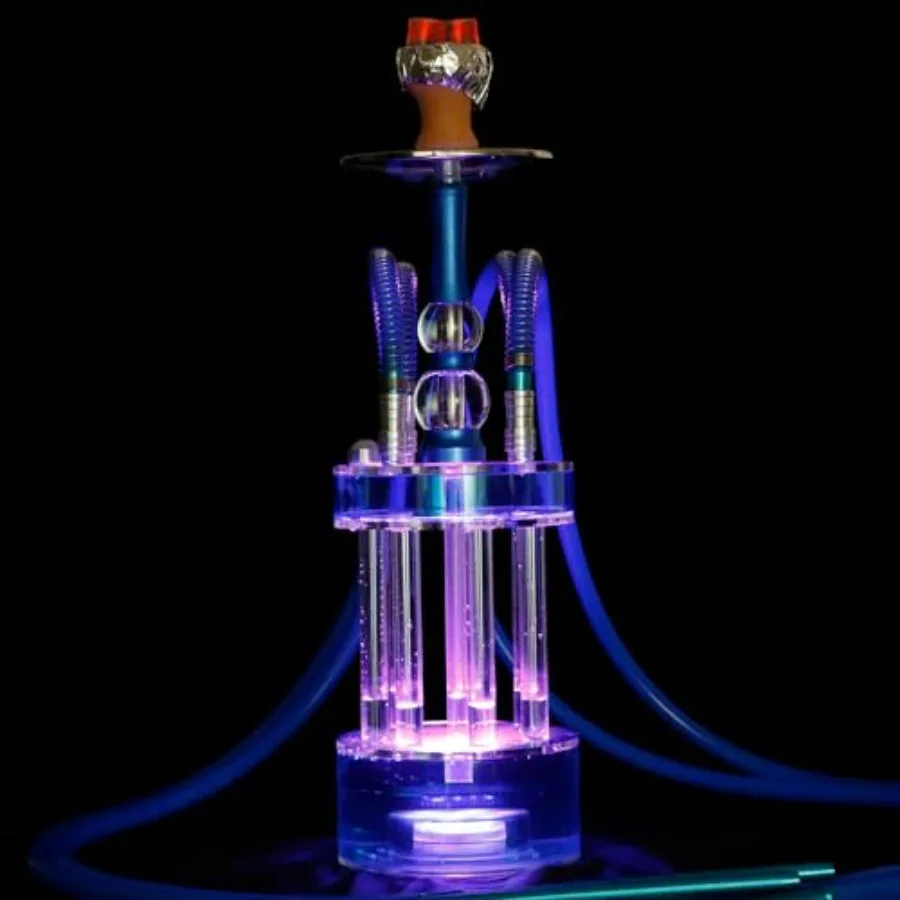 4 Hose Hookah Set Party LED Hookahs, Modern Fountain Design Shisha kit with everything, Luxury fun Hookah for Great Smoking
4 Hose Hookah Set Party LED Hookahs, Modern Fountain Design Shisha kit with everything, Luxury fun Hookah for Great Smoking