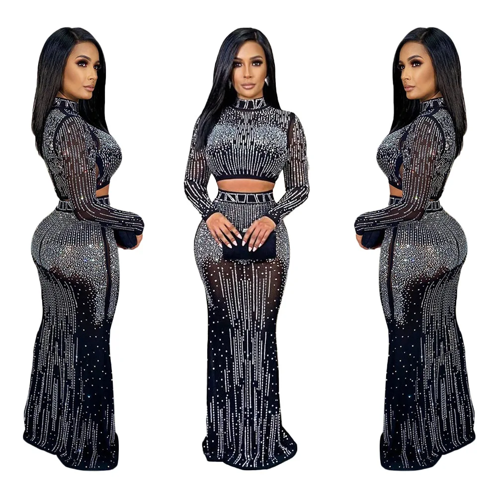 EINYOO Traf Women's Clothing 2024 Sexy Mesh Diamonds Party Long Dresses Evening Elegant Formal Prom Occasion Vestidos Y2K Zevity
EINYOO Traf Women's Clothing 2024 Sexy Mesh Diamonds Party Long Dresses Evening Elegant Formal Prom Occasion Vestidos Y2K Zevity