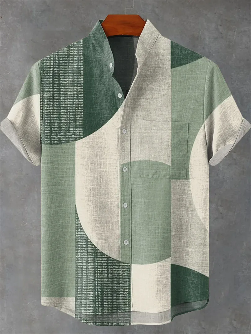 Hot selling men's linen long sleeved shirt with retro pattern printed shirt, casual and fashionable top
Hot selling men's linen long sleeved shirt with retro pattern printed shirt, casual and fashionable top