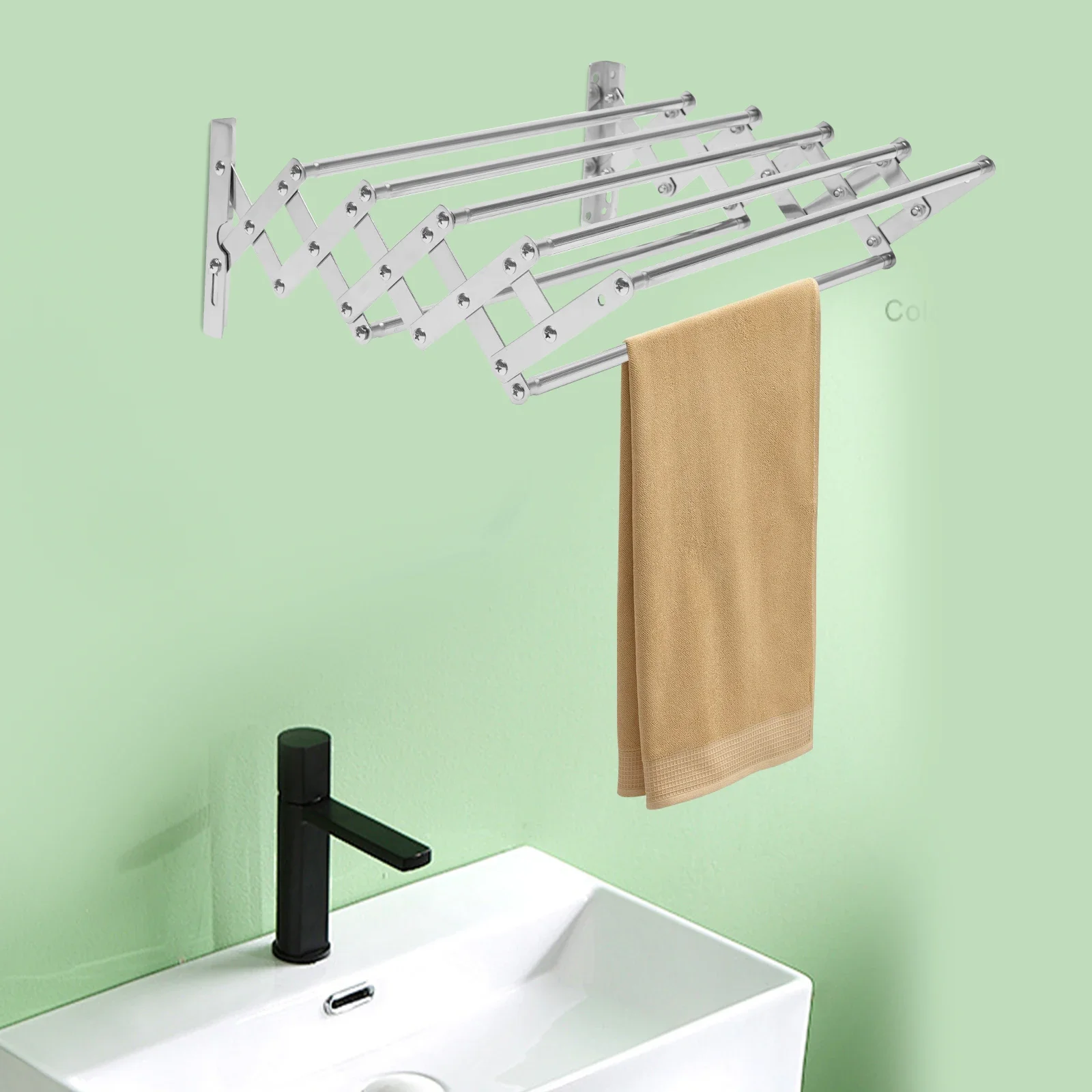 Настенная сушилка для белья, вешалка для одежды, выдвижная вешалка для одежды для спален, магазинов, балконов, ванных комнат
Настенная сушилка для белья, вешалка для одежды, выдвижная вешалка для одежды для спален, магазинов, балконов, ванных комнат