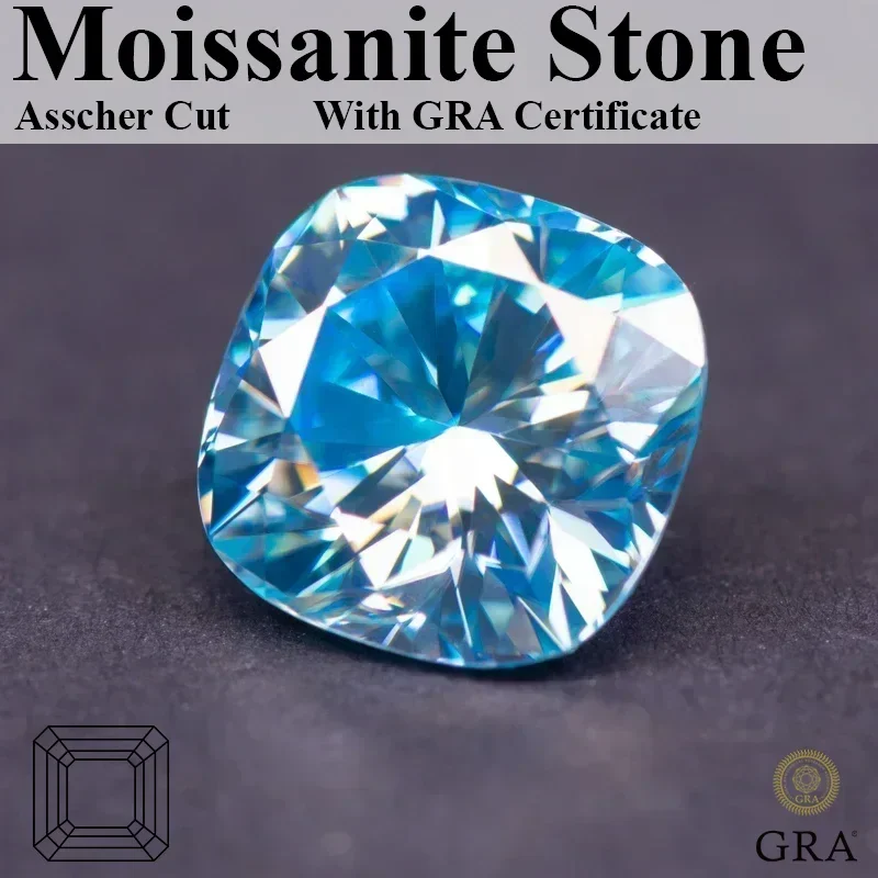 Cushion Cut Wholesale Moissanite Stone Aquamarine Color Wholesale Price Diamond for Charms Woman DIY Jewelry Making with GRA
Cushion Cut Wholesale Moissanite Stone Aquamarine Color Wholesale Price Diamond for Charms Woman DIY Jewelry Making with GRA