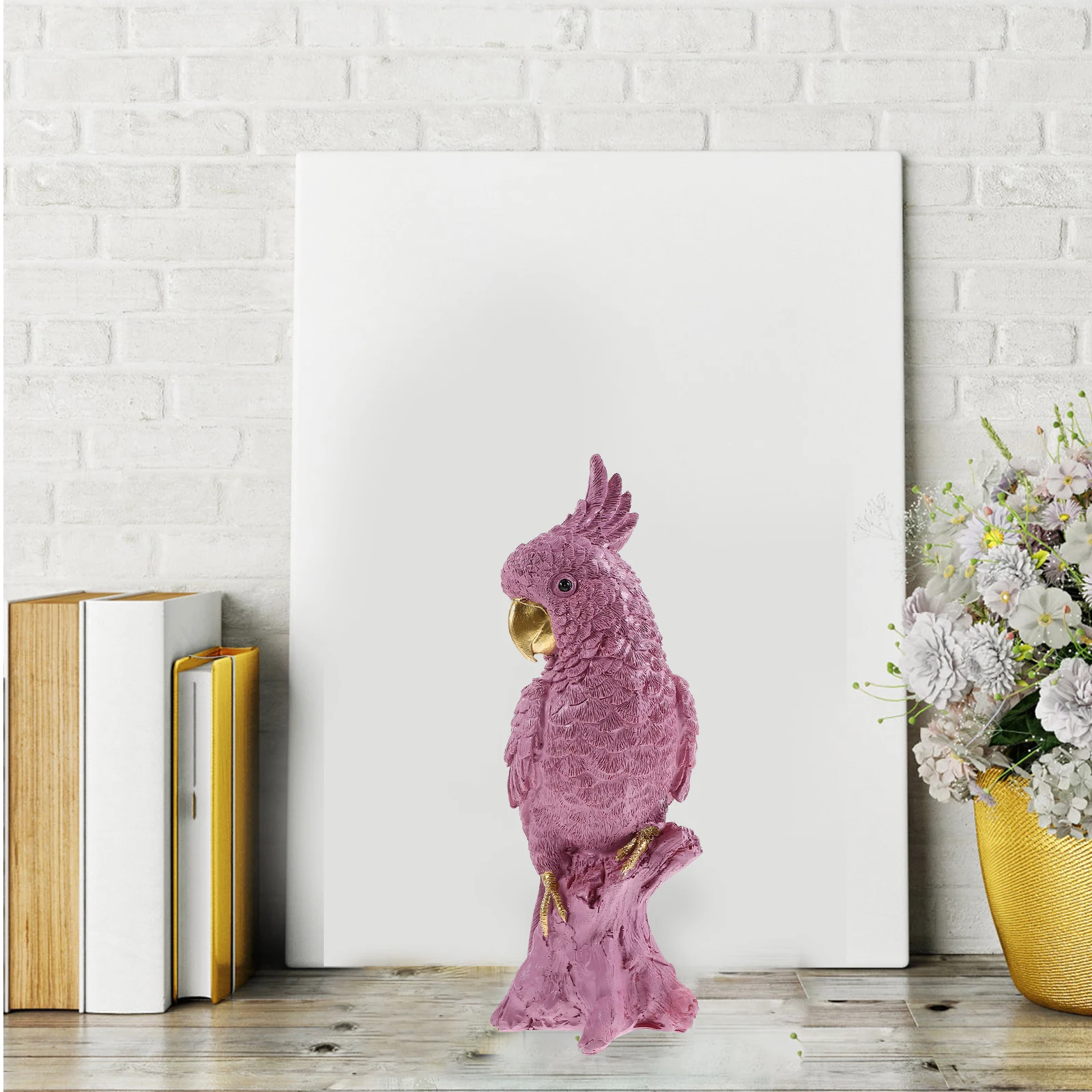 Resin Parrot Figurine WG19112B Golden Color Decorative Craft Living Room Desk Cabinet Realistic Bird Statue Easy Clean
Resin Parrot Figurine WG19112B Golden Color Decorative Craft Living Room Desk Cabinet Realistic Bird Statue Easy Clean