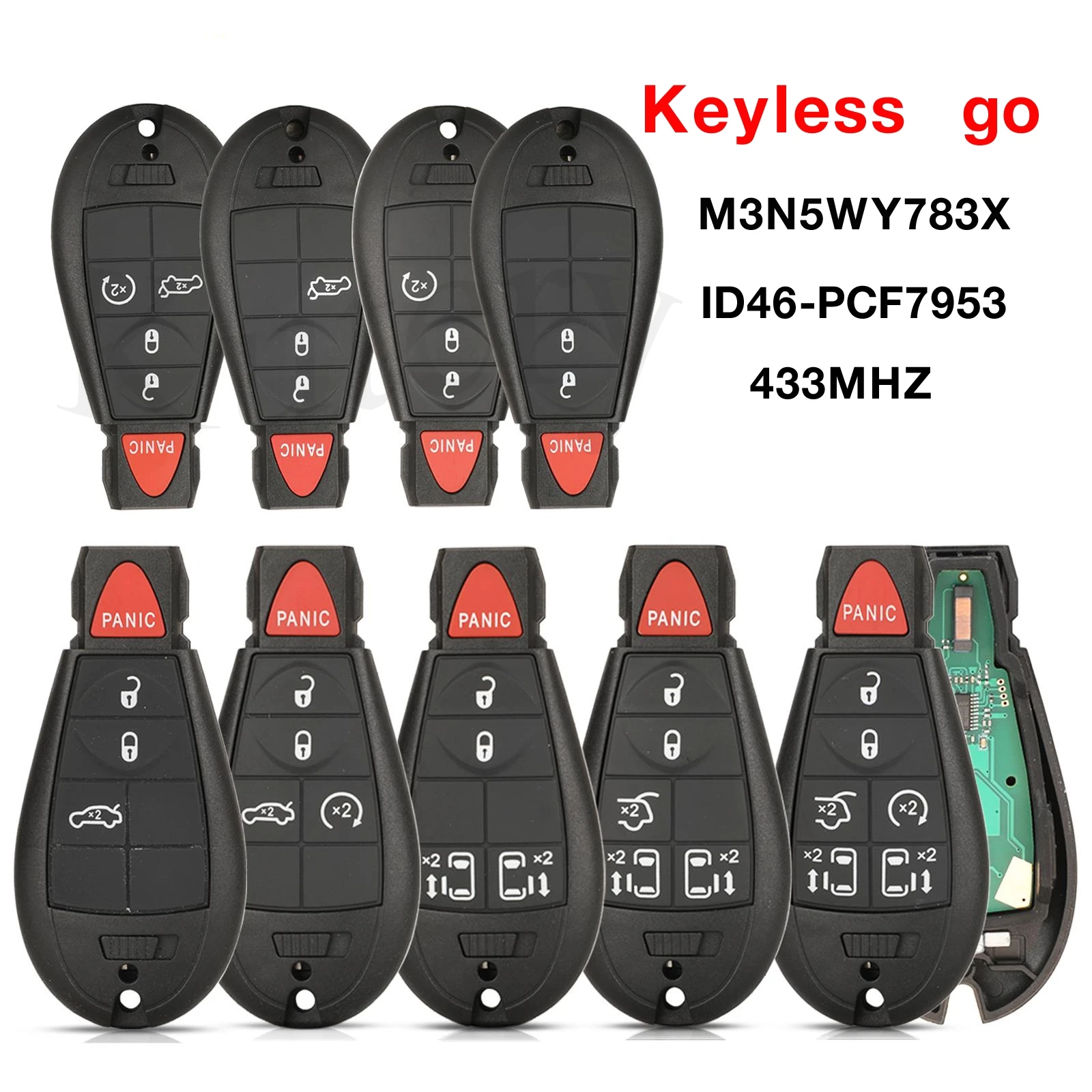 Jingyuqin дистанционный ключ без ключа M3N5WY783X IYZ-C01C 433 МГц ID46 PCF7941 для Chrysler Town & Country Dodge Caravan Journey
Jingyuqin дистанционный ключ без ключа M3N5WY783X IYZ-C01C 433 МГц ID46 PCF7941 для Chrysler Town & Country Dodge Caravan Journey
