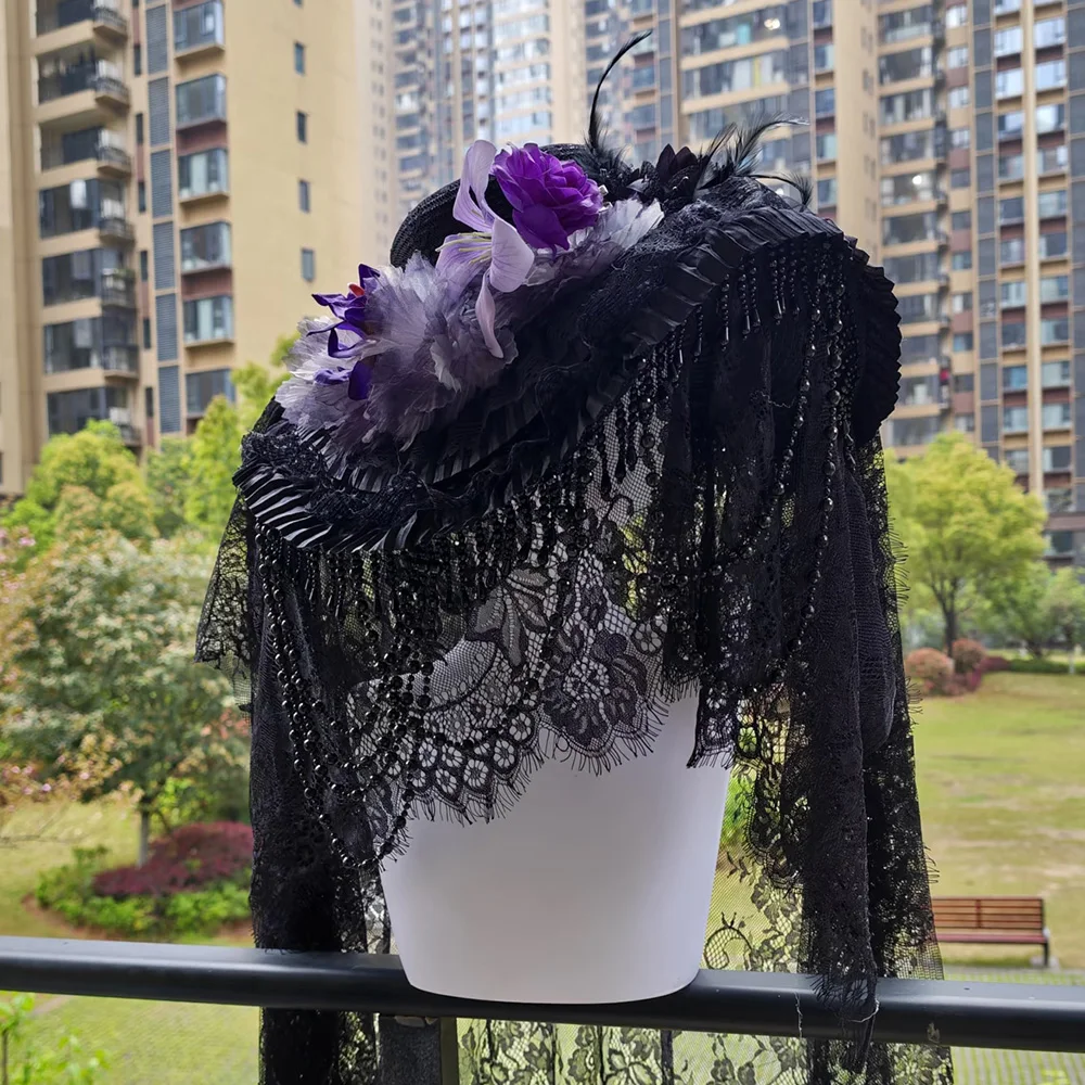 Steampunk Handmade Lace Vintage Bandage Bow Wizard Hat Adult Gothic Lolita Cosplay Costume Halloween Party Bucket hatNJMKO8796
Steampunk Handmade Lace Vintage Bandage Bow Wizard Hat Adult Gothic Lolita Cosplay Costume Halloween Party Bucket hatNJMKO8796