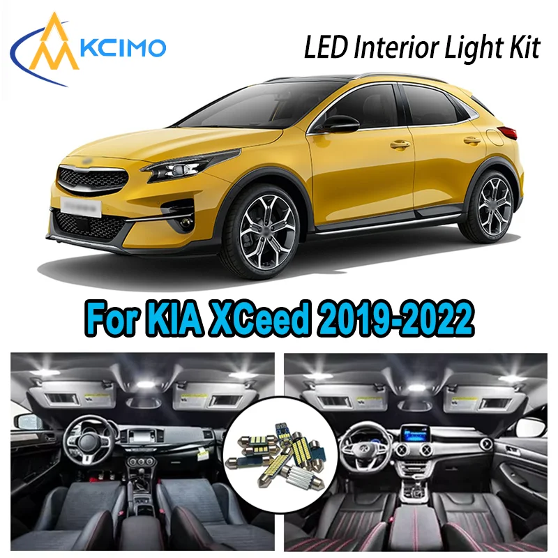 For KIA XCeed 2019-2022 2019 2020 2021 2022 Premium Bright LED Interior Dome Map Trunk Light Kit Car Led Lamps Canbus No Error
For KIA XCeed 2019-2022 2019 2020 2021 2022 Premium Bright LED Interior Dome Map Trunk Light Kit Car Led Lamps Canbus No Error