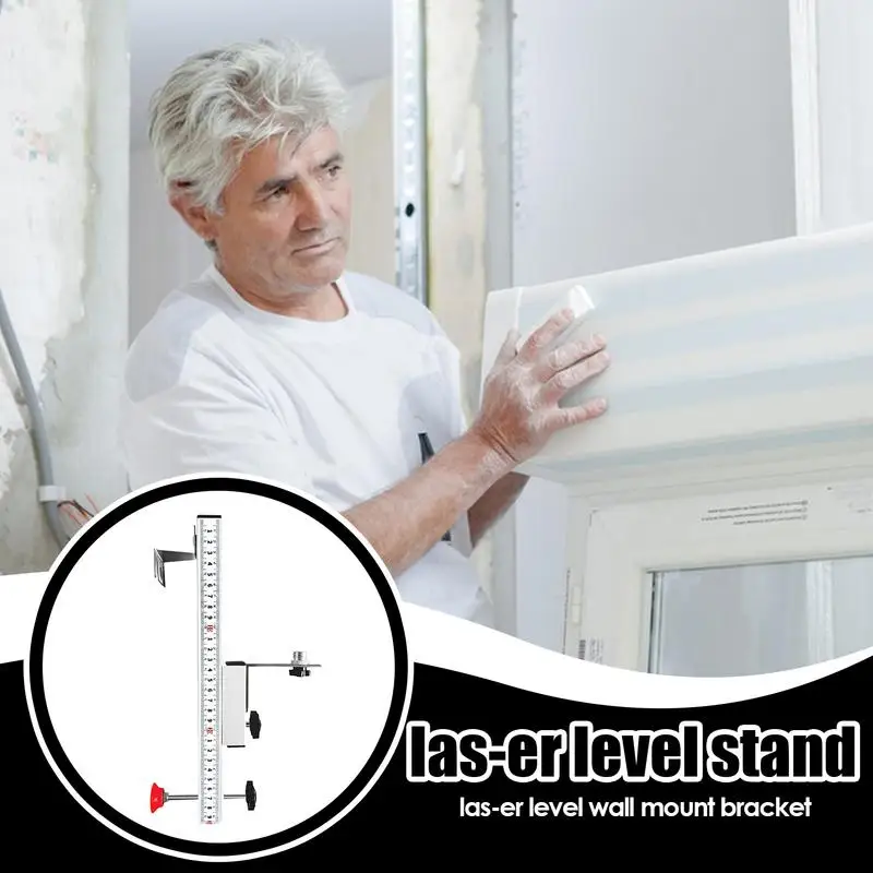 Level Wall Bracket Level Hanger Mount Portable Adjustable Support Stand Adapter Base With Scale For Construction Carpentry
Level Wall Bracket Level Hanger Mount Portable Adjustable Support Stand Adapter Base With Scale For Construction Carpentry