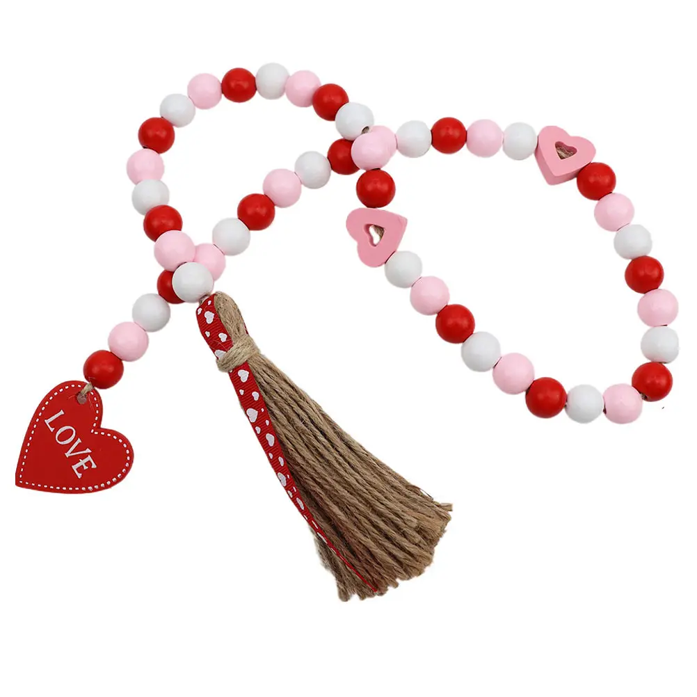 Valentines Wooden Creative Hanging nament Home Office Shop Gifts Lover Friends Family Beads String Decor Wall Hanging
Valentines Wooden Creative Hanging nament Home Office Shop Gifts Lover Friends Family Beads String Decor Wall Hanging